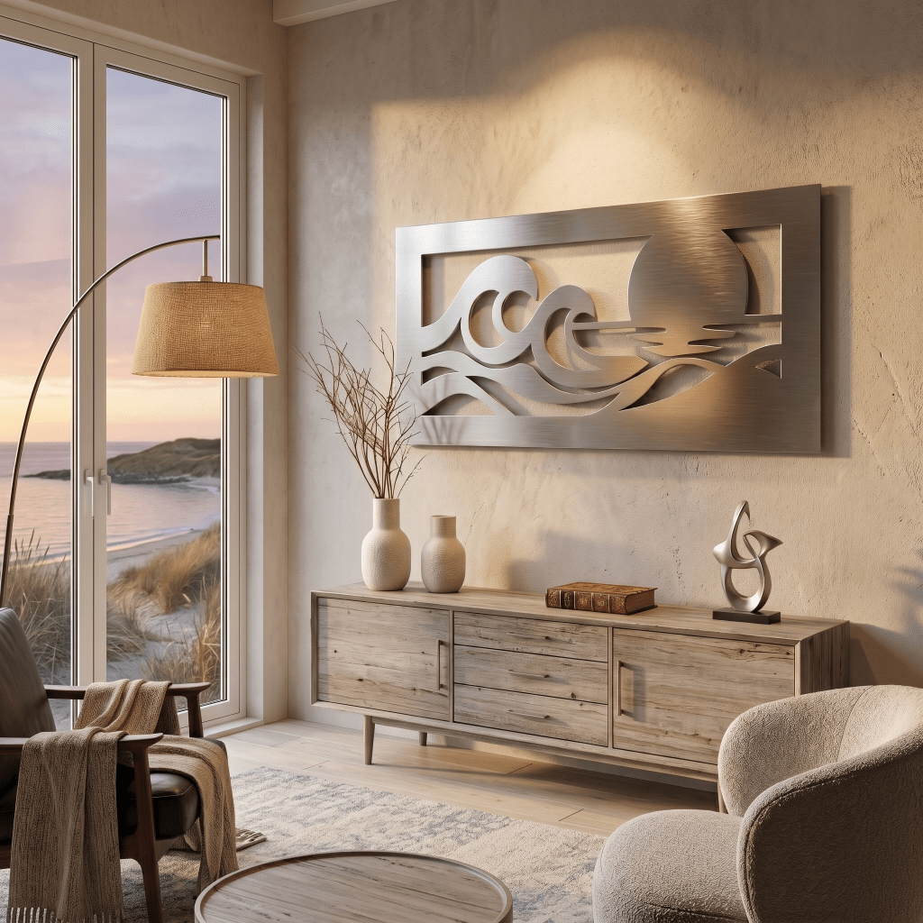 The Setting Sun - Metal Wall Art - Benton Lane Home - Carbon Designs