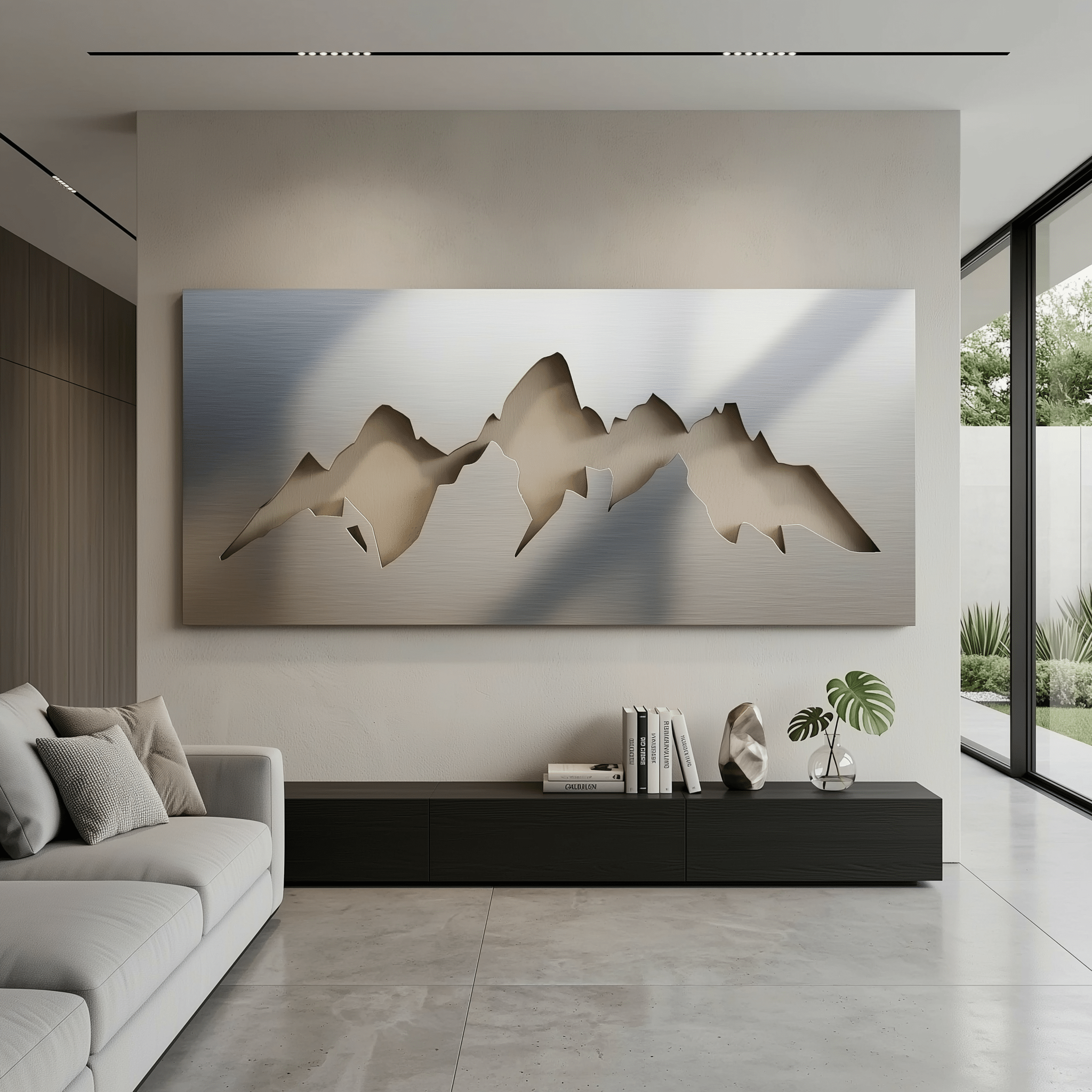 The Sierra - Metal Wall Art - Benton Lane Home - Carbon Designs