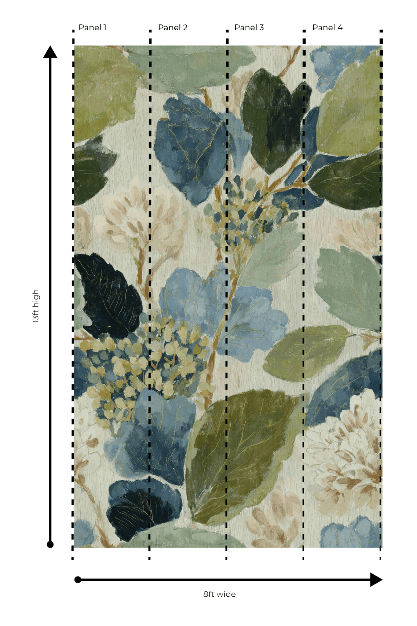 The Silk Garden - Wall Mural - Benton Lane Home - Lemon Park