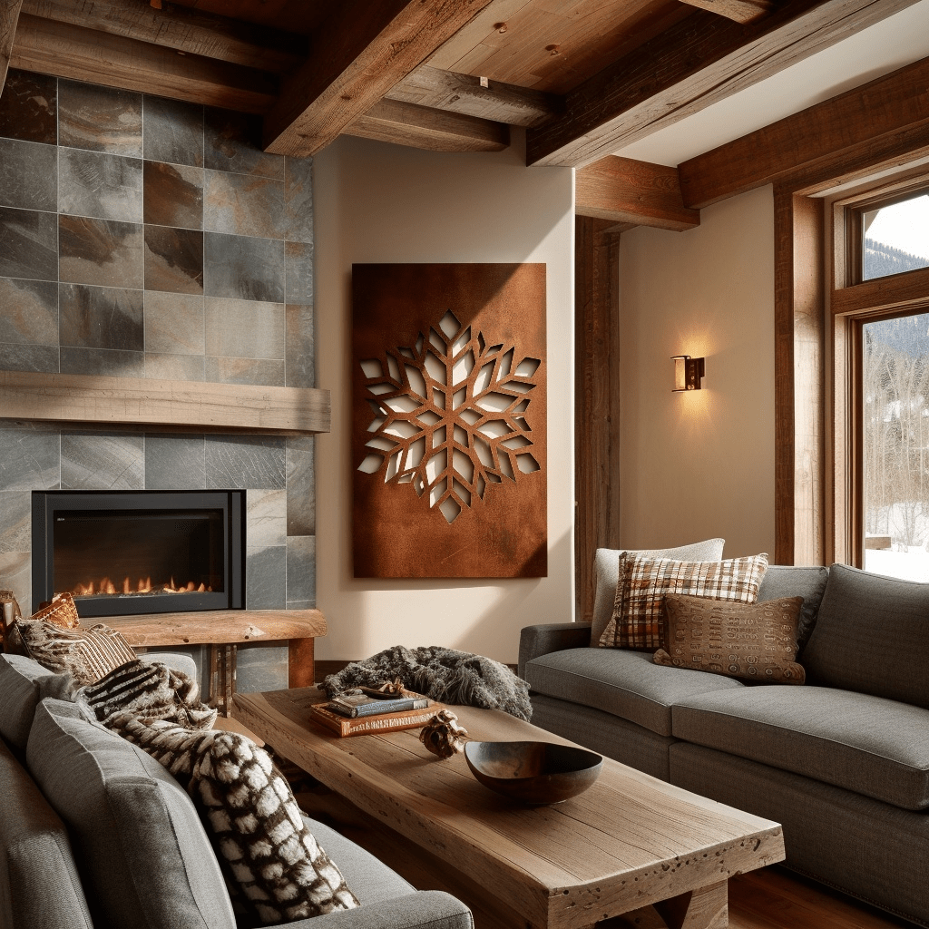 The Snowflake - Metal Wall Art - Benton Lane Home - Anthem Classic