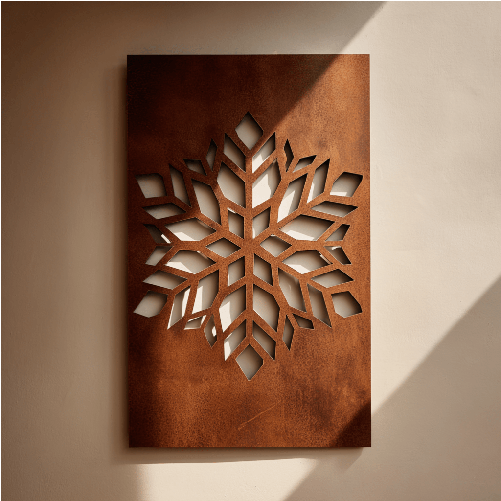 The Snowflake - Metal Wall Art - Benton Lane Home - Anthem Classic