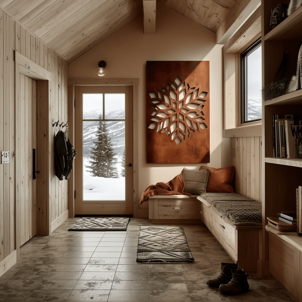 The Snowflake - Metal Wall Art - Benton Lane Home - Anthem Classic