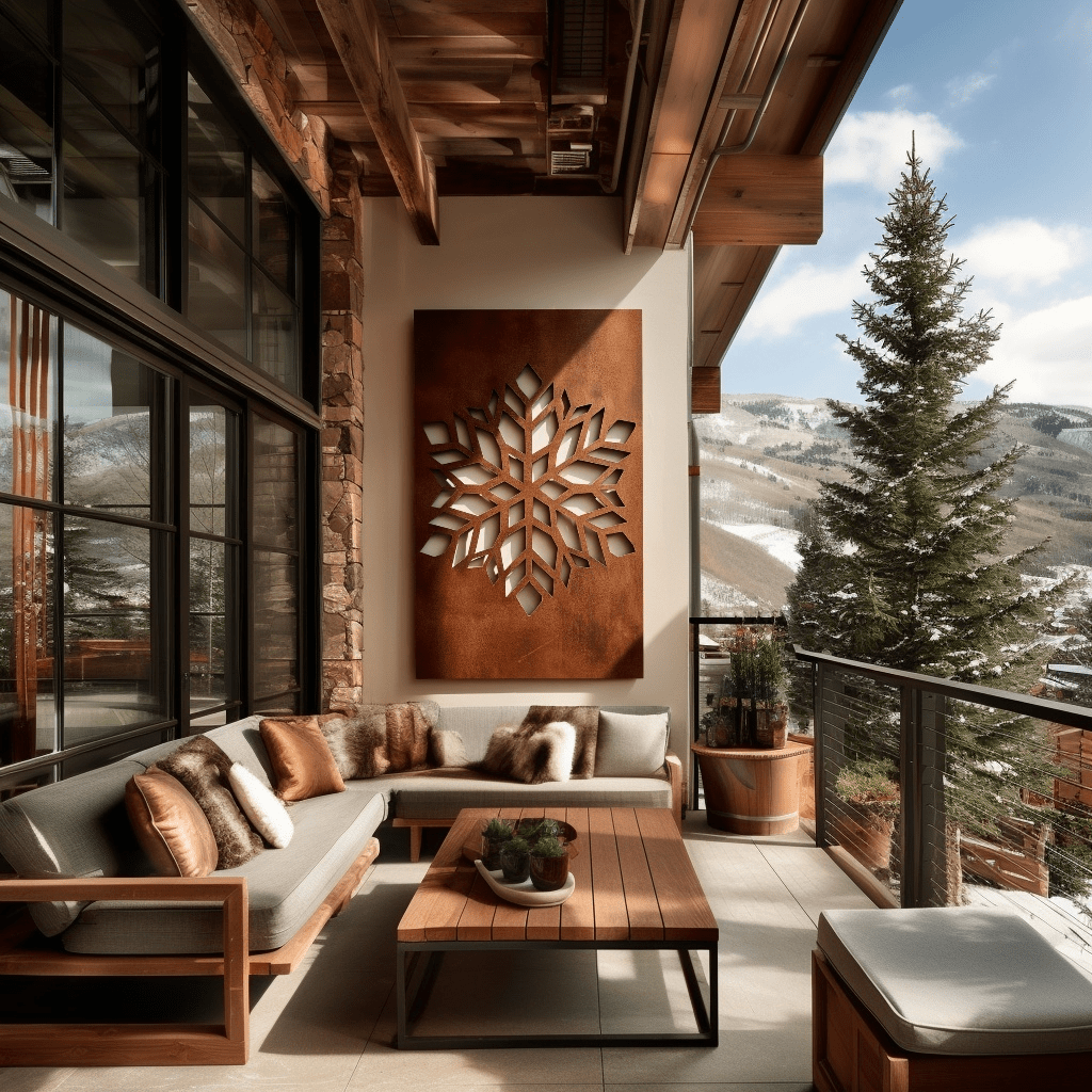 The Snowflake - Metal Wall Art - Benton Lane Home - Anthem Classic