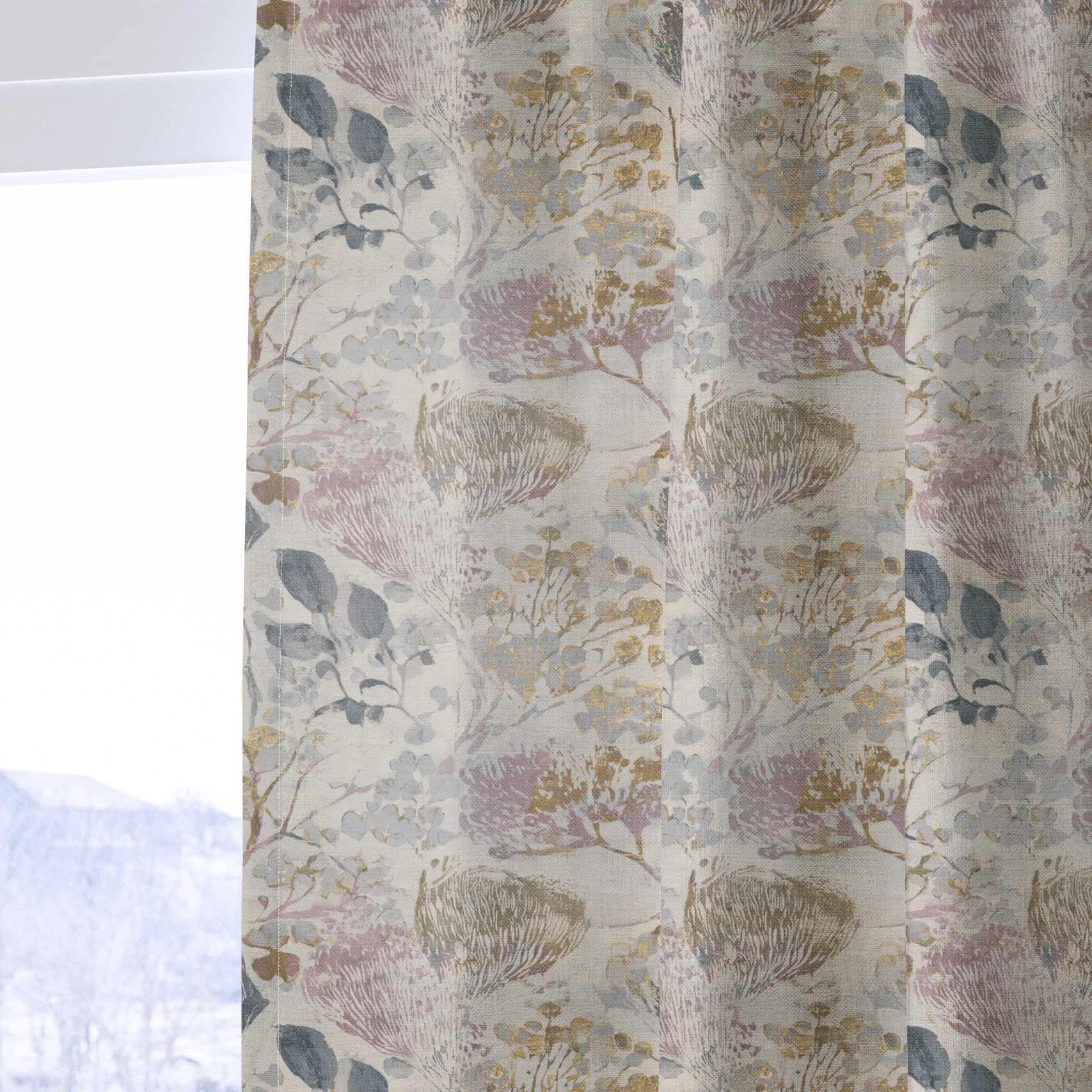 The Soft Green - Drapery - Benton Lane Home - Lemon Park