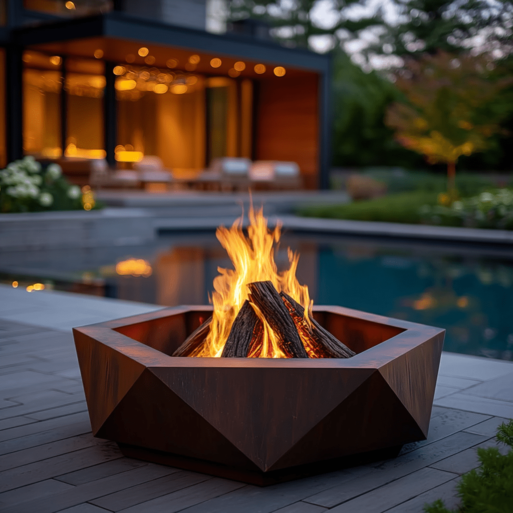 The Solara Firepit - Benton Lane Home - Carbon Designs
