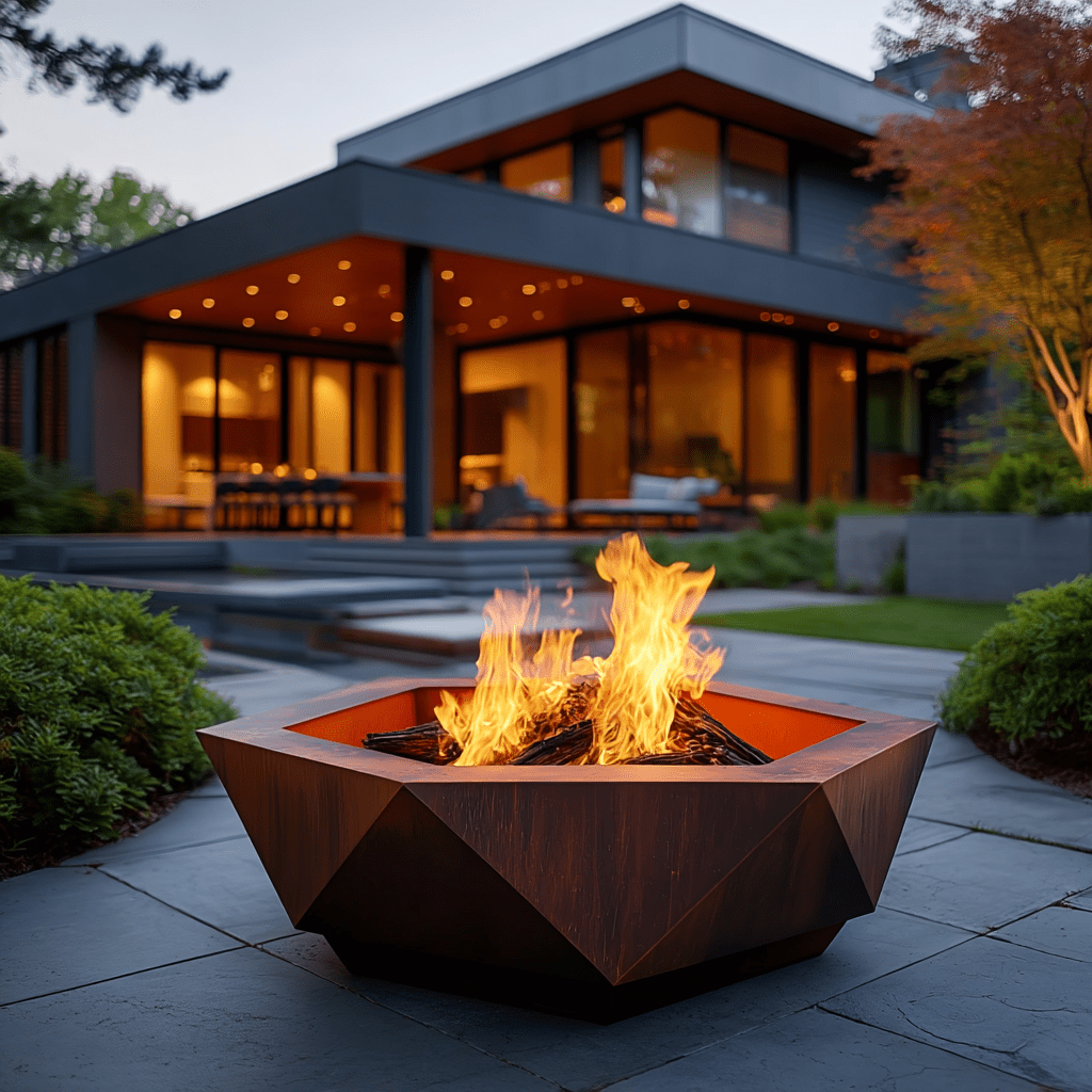 The Solara Firepit - Benton Lane Home - Carbon Designs