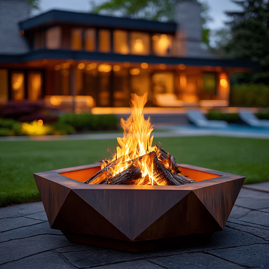 The Solara Firepit - Benton Lane Home - Carbon Designs