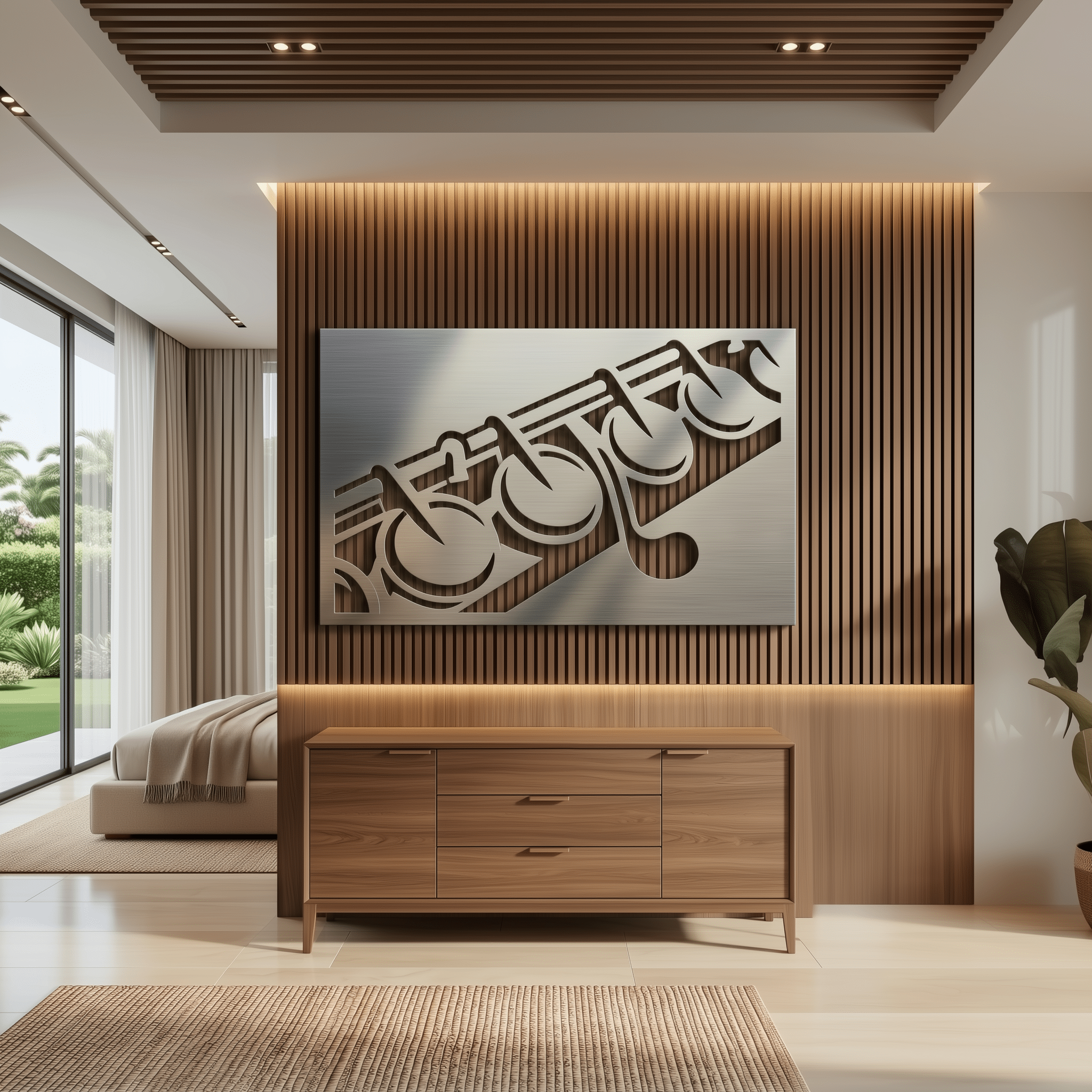 The Sonata in Steel - Metal Wall Art - Benton Lane Home - Carbon Designs