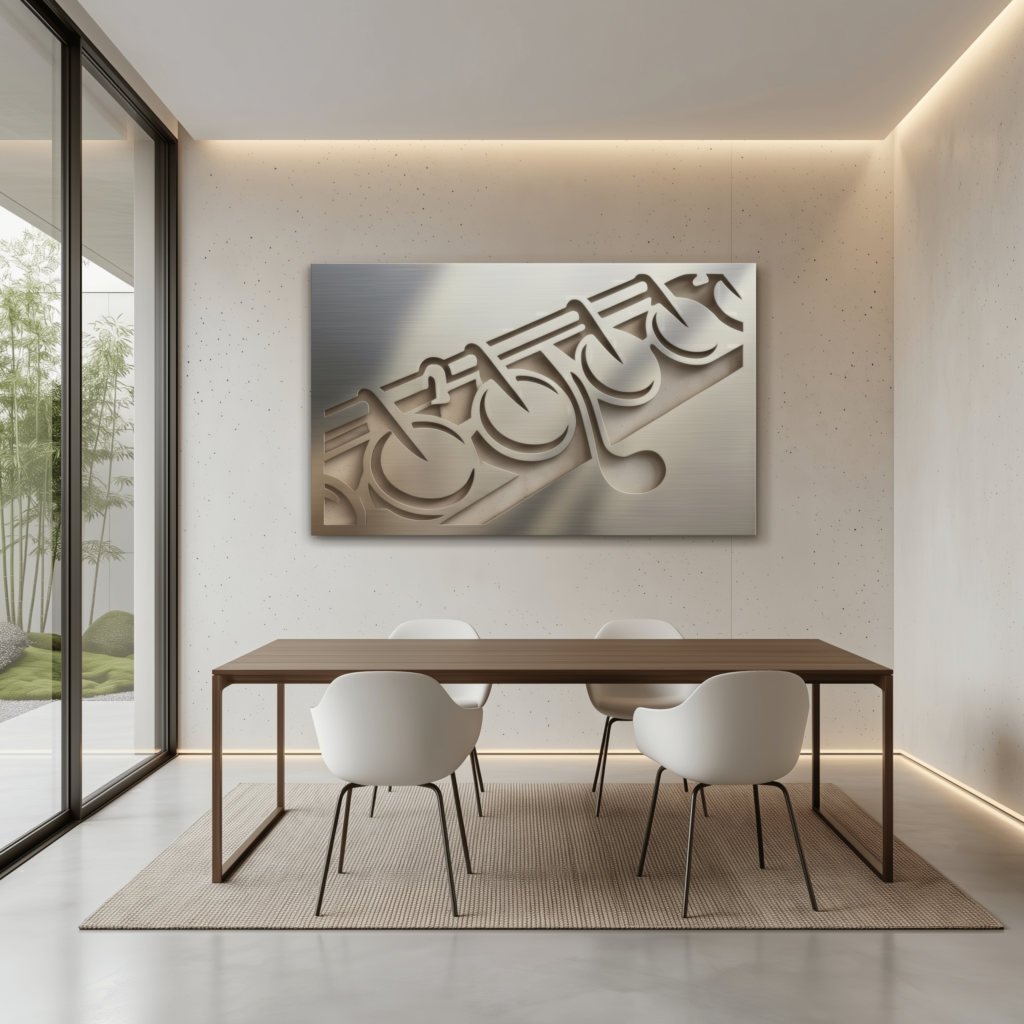 The Sonata in Steel - Metal Wall Art - Benton Lane Home - Carbon Designs