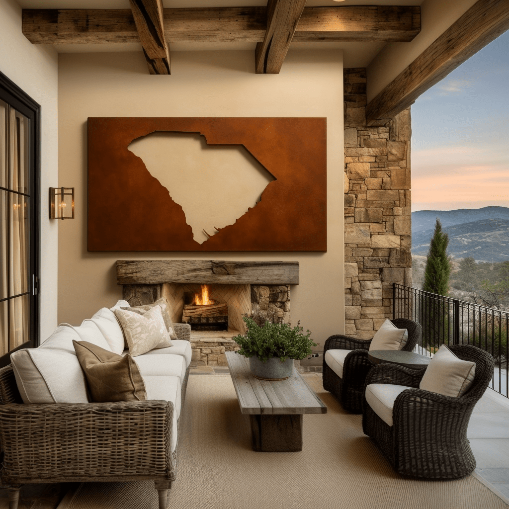 The South Carolina - Metal Wall Art - Benton Lane Home - Anthem Classic