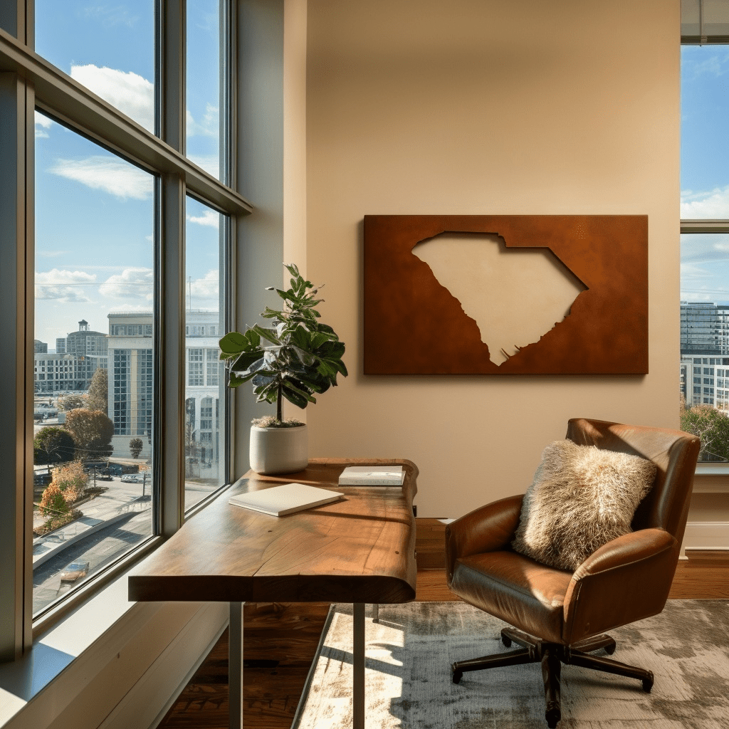 The South Carolina - Metal Wall Art - Benton Lane Home - Anthem Classic