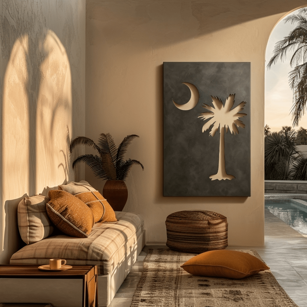 The South Carolina Palmetto - Metal Wall Art - Benton Lane Home - Anthem Classic