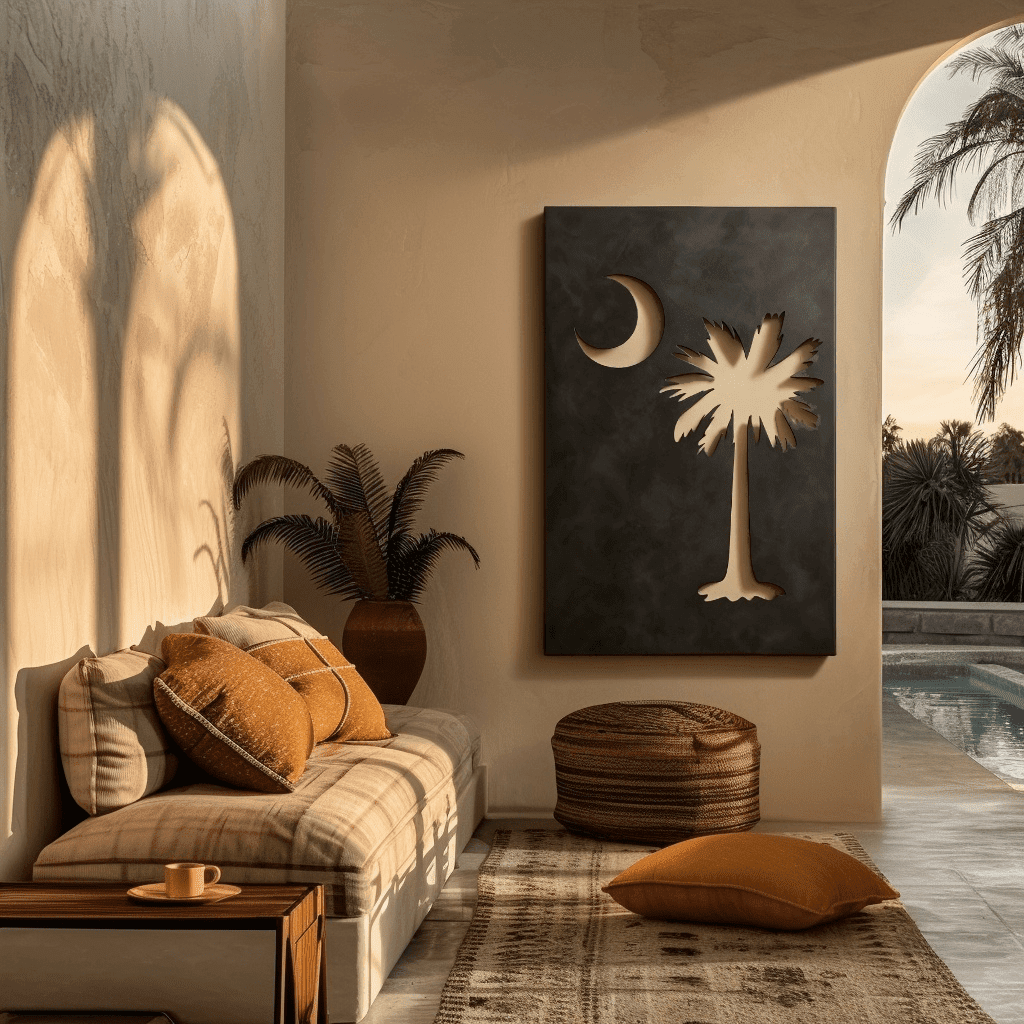 The South Carolina Palmetto - Metal Wall Art - Benton Lane Home - Anthem Classic