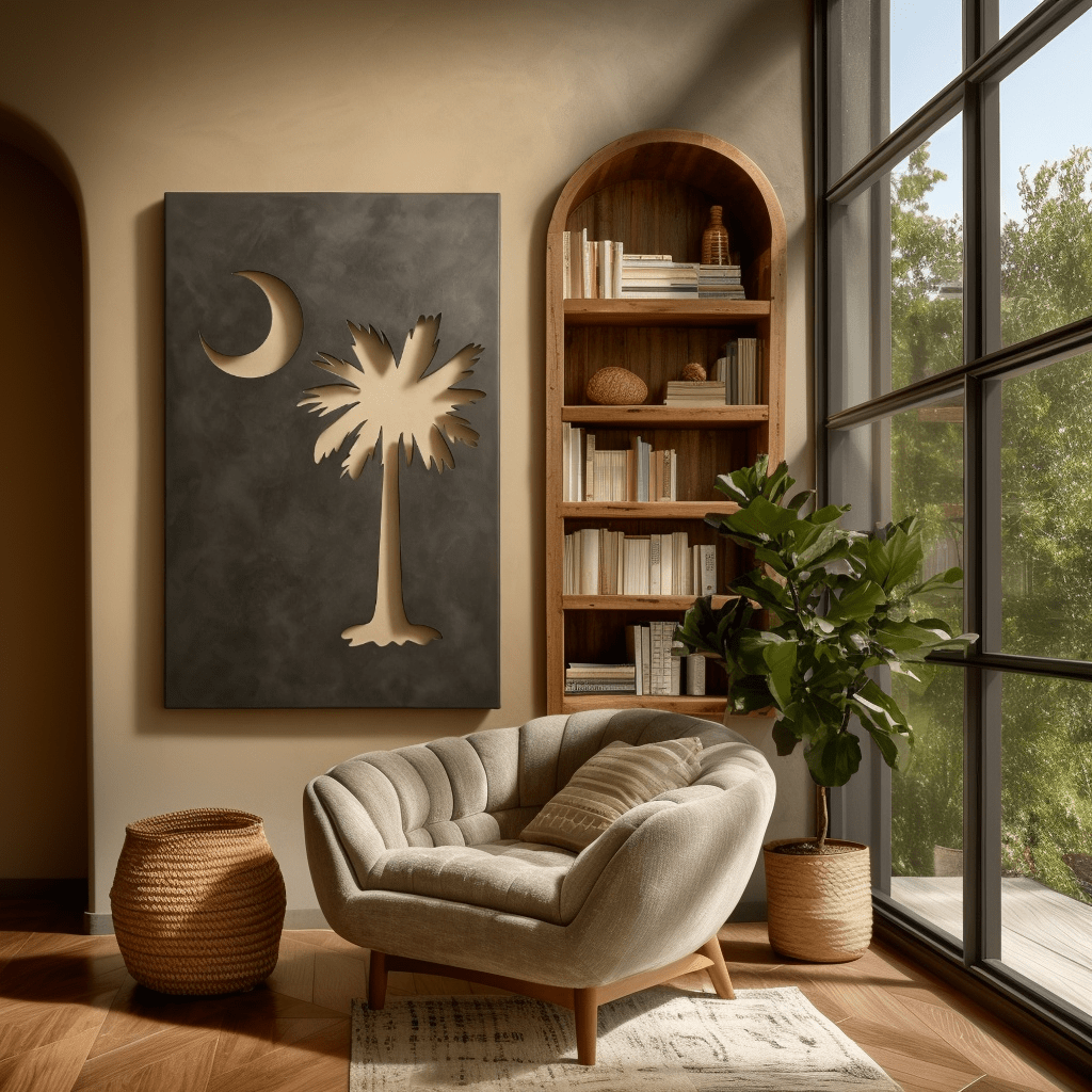 The South Carolina Palmetto - Metal Wall Art - Benton Lane Home - Anthem Classic