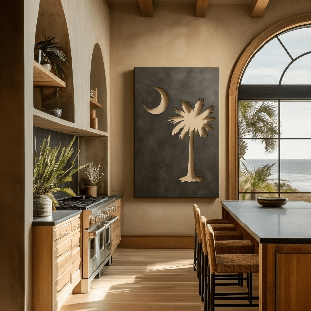 The South Carolina Palmetto - Metal Wall Art - Benton Lane Home - Anthem Classic