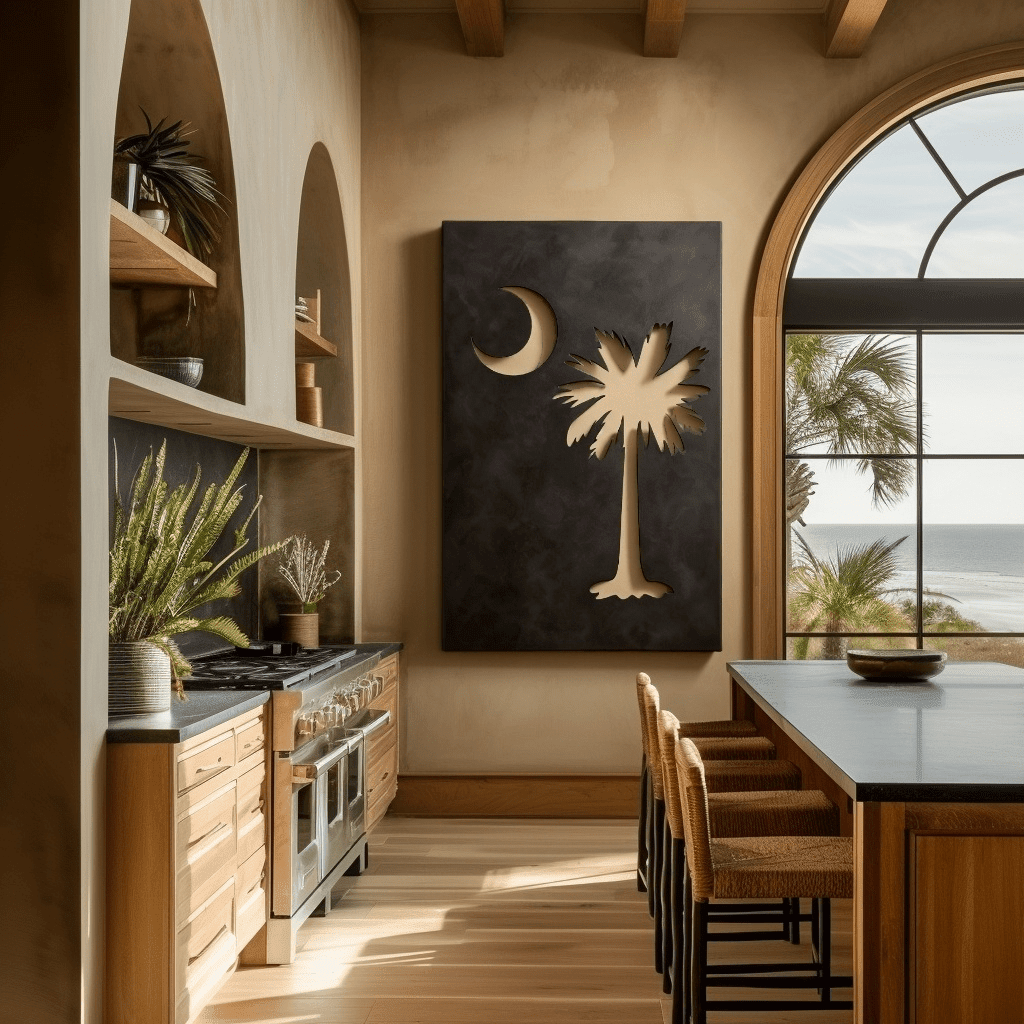 The South Carolina Palmetto - Metal Wall Art - Benton Lane Home - Anthem Classic