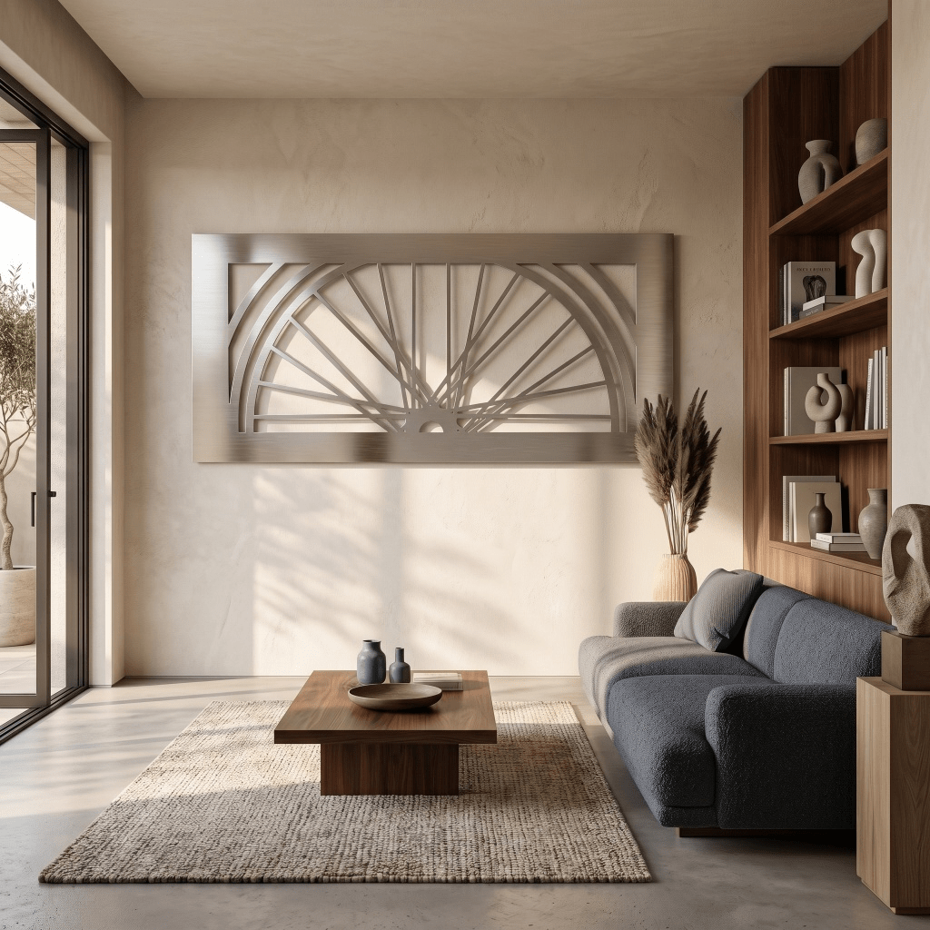 The Spoke - Metal Wall Art - Benton Lane Home - Carbon Designs