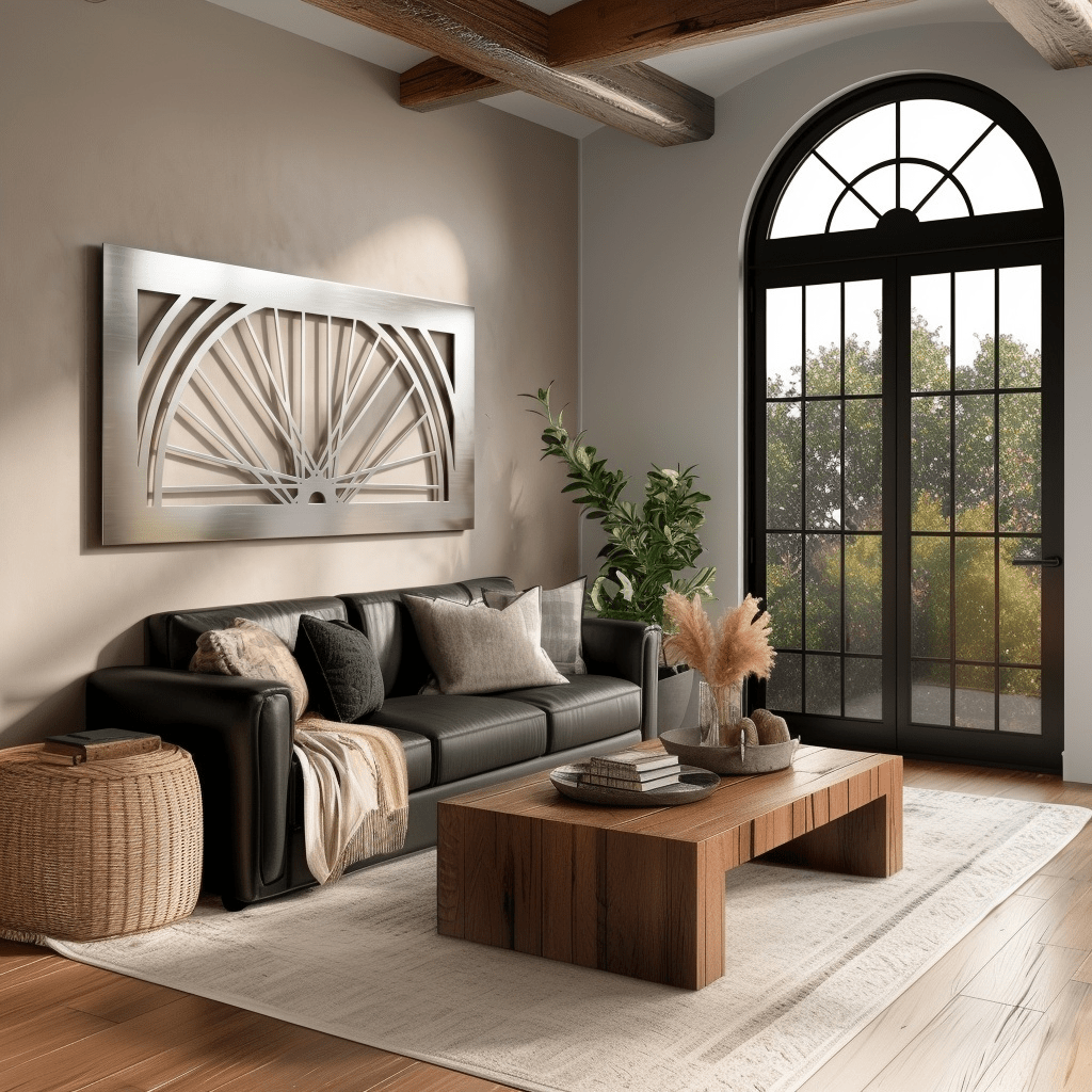 The Spoke - Metal Wall Art - Benton Lane Home - Carbon Designs