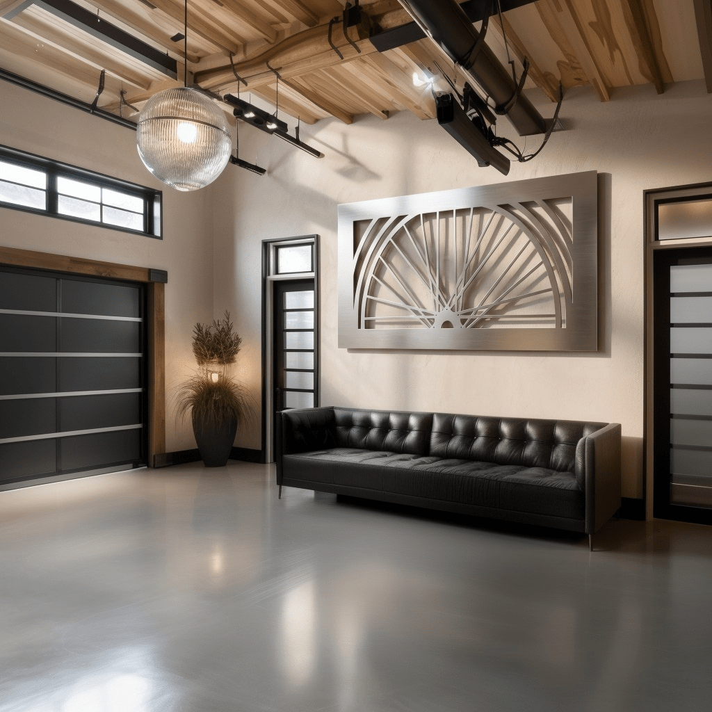 The Spoke - Metal Wall Art - Benton Lane Home - Carbon Designs