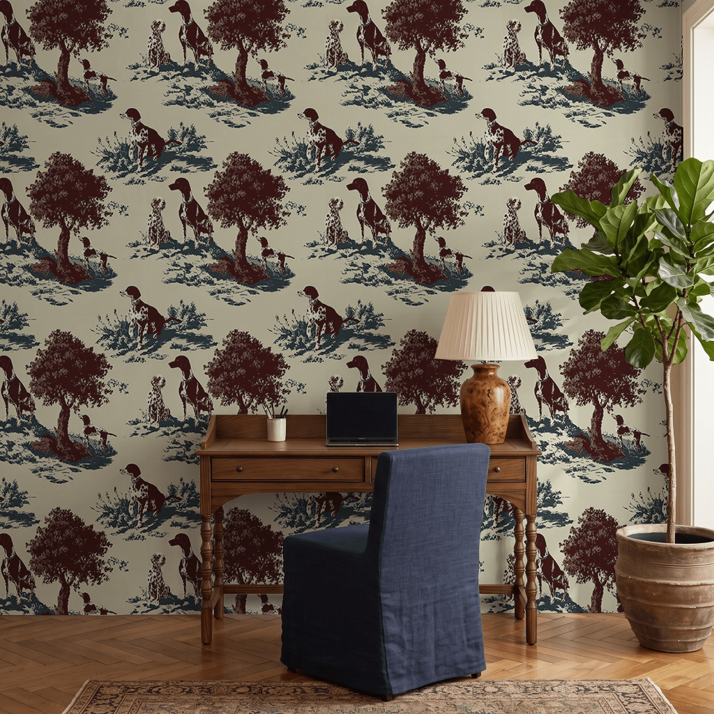 The Sporting Life Wallpaper - Painted Paper