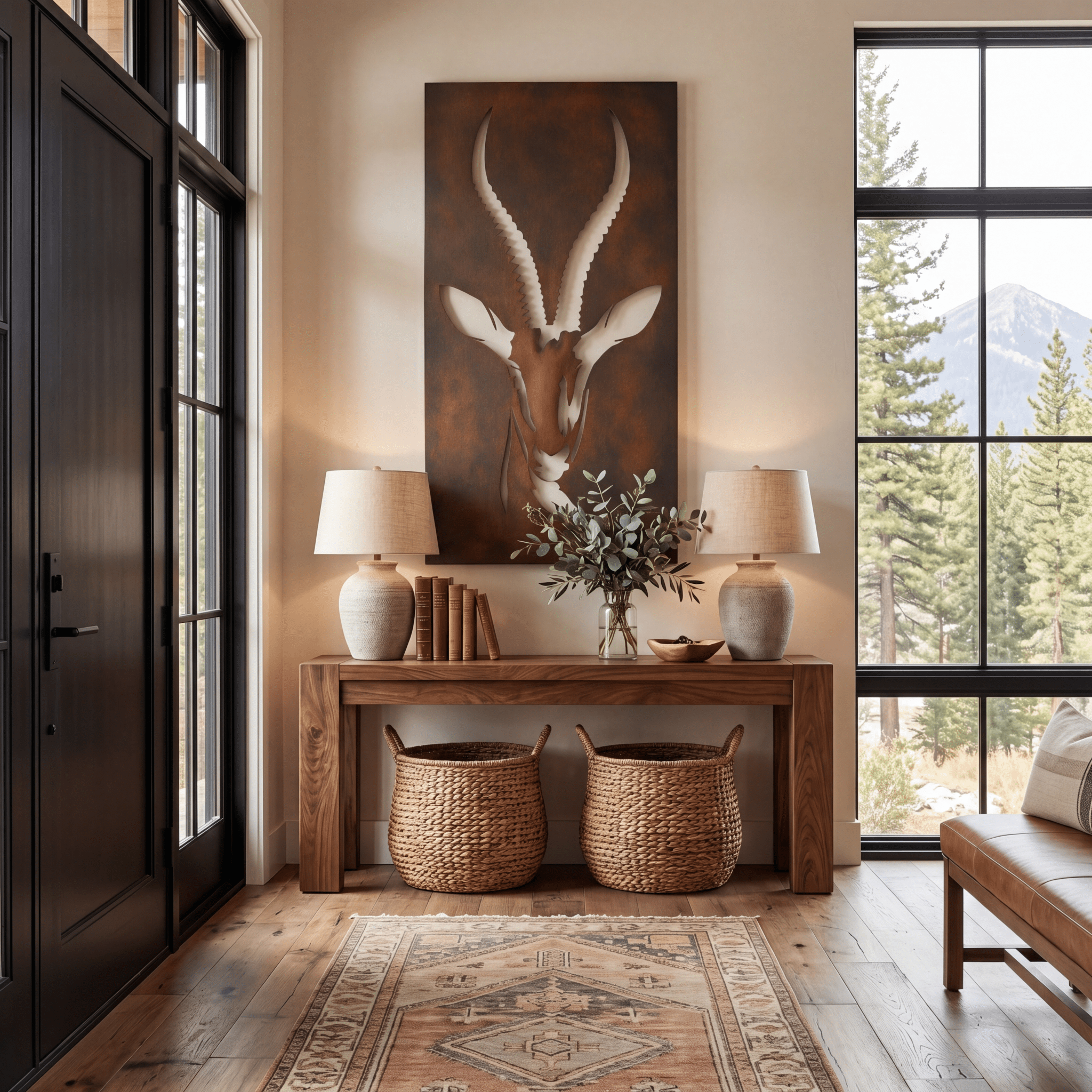 The Springbok - Metal Wall Art - Umber - Benton Lane Home - Anthem Classic