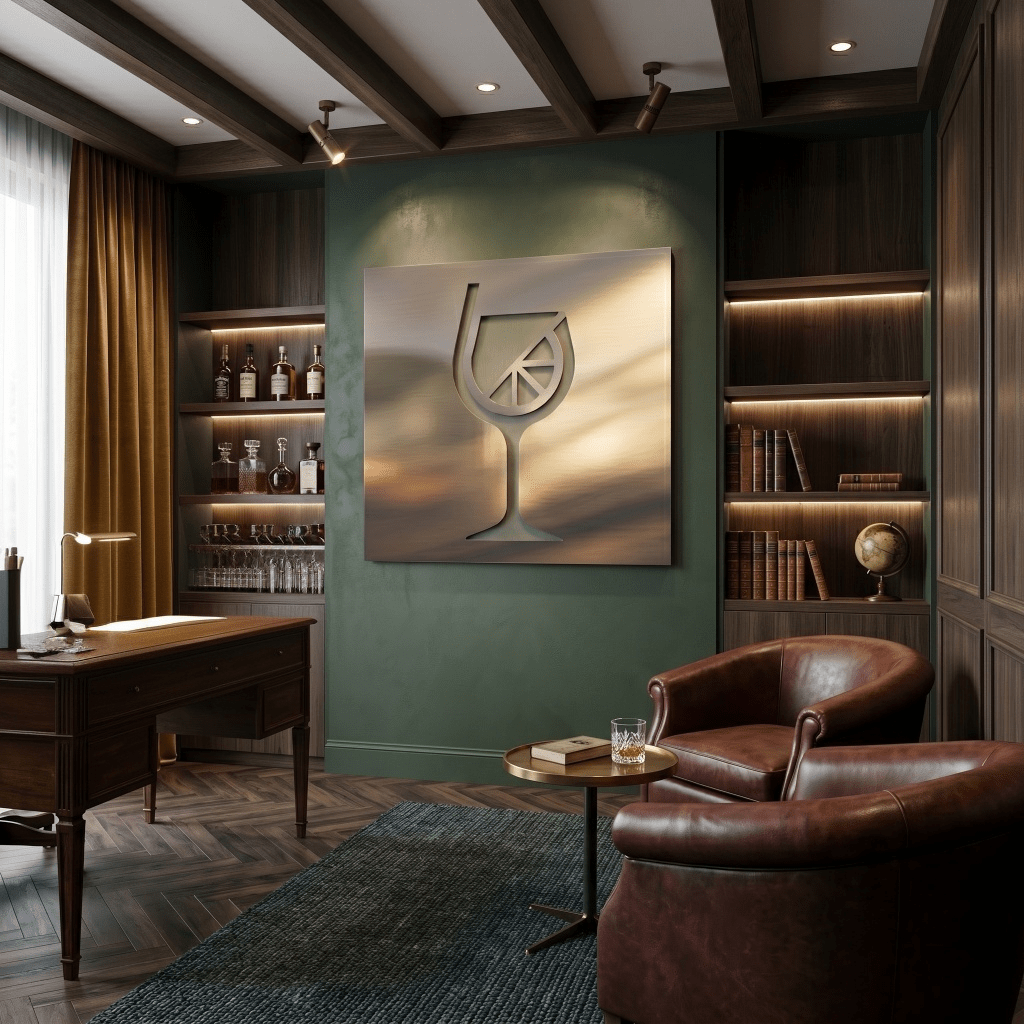 The Spritz - Metal Wall Art - Benton Lane Home - Carbon Designs