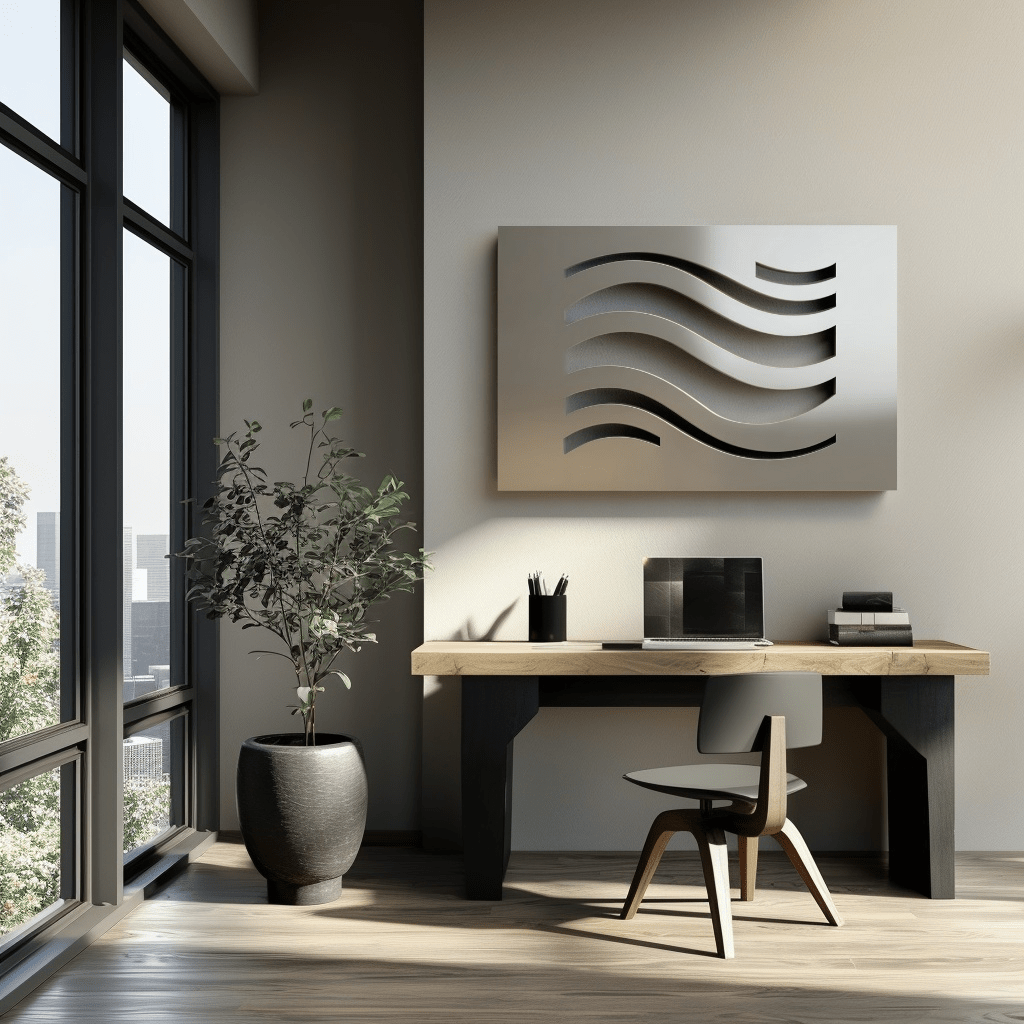 The Standard - Metal Wall Art - Benton Lane Home - Carbon Designs