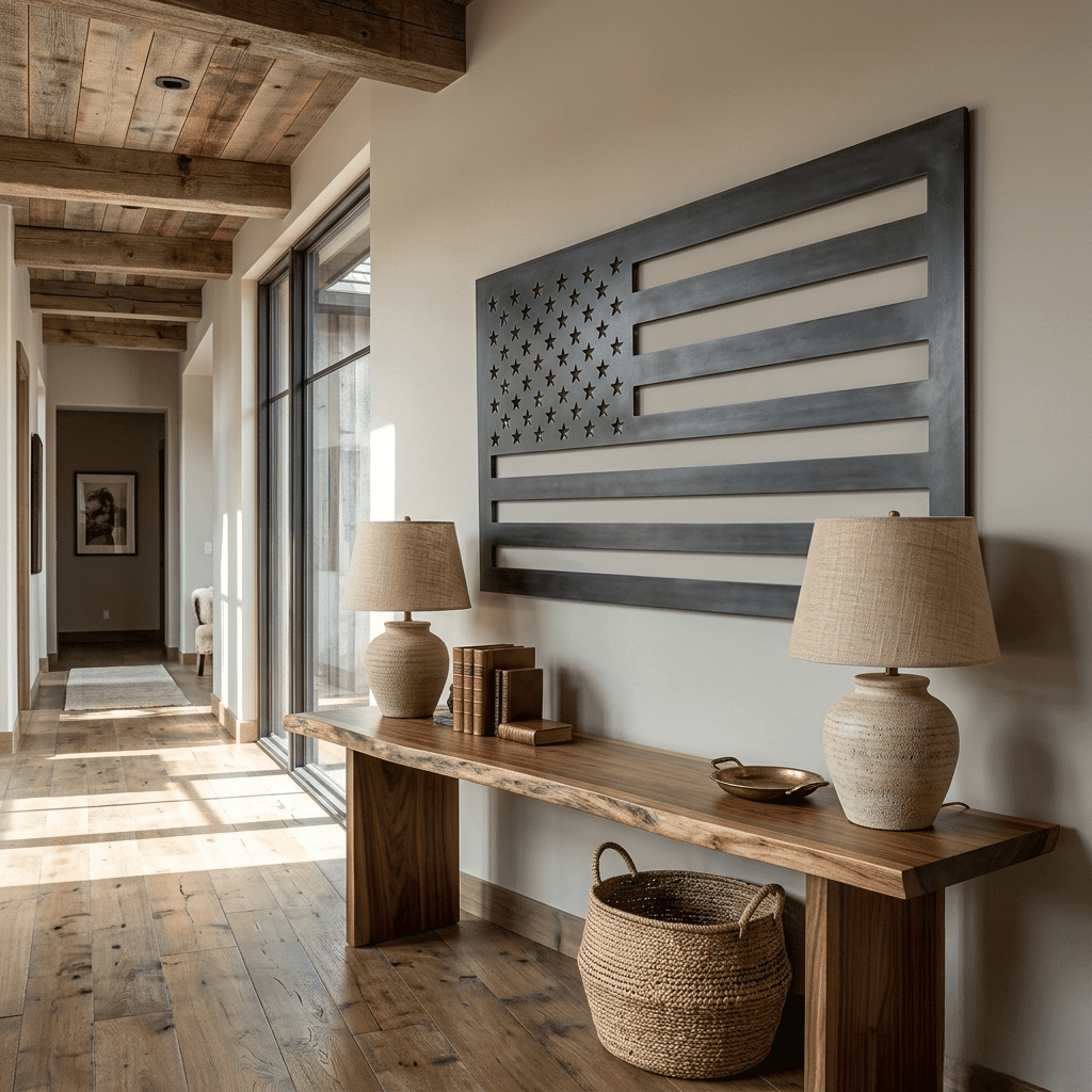 The Stars and Stripes - Metal Wall Art - Forge - Benton Lane Home - Anthem Classic