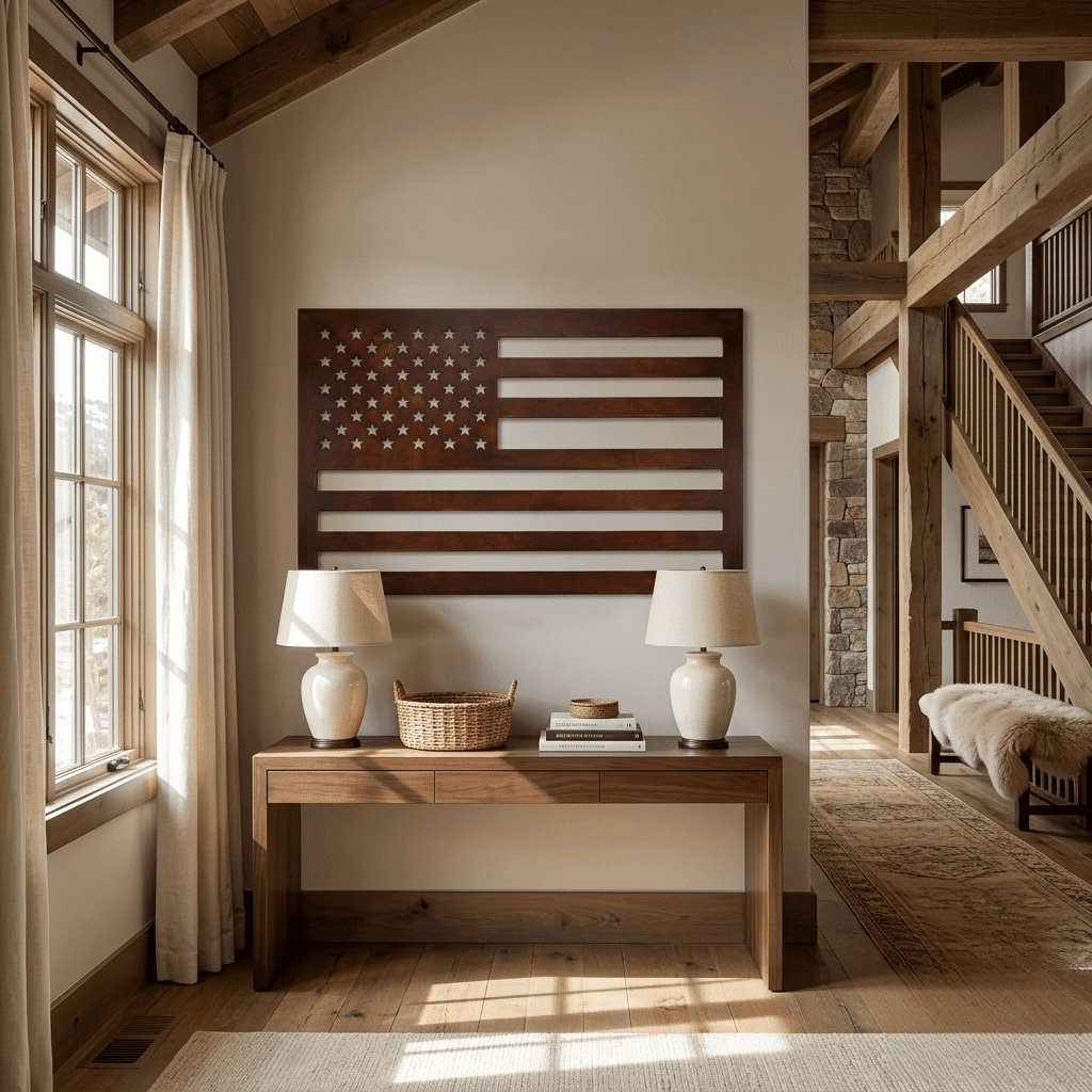 The Stars and Stripes - Metal Wall Art - Oxide - Benton Lane Home - Anthem Classic