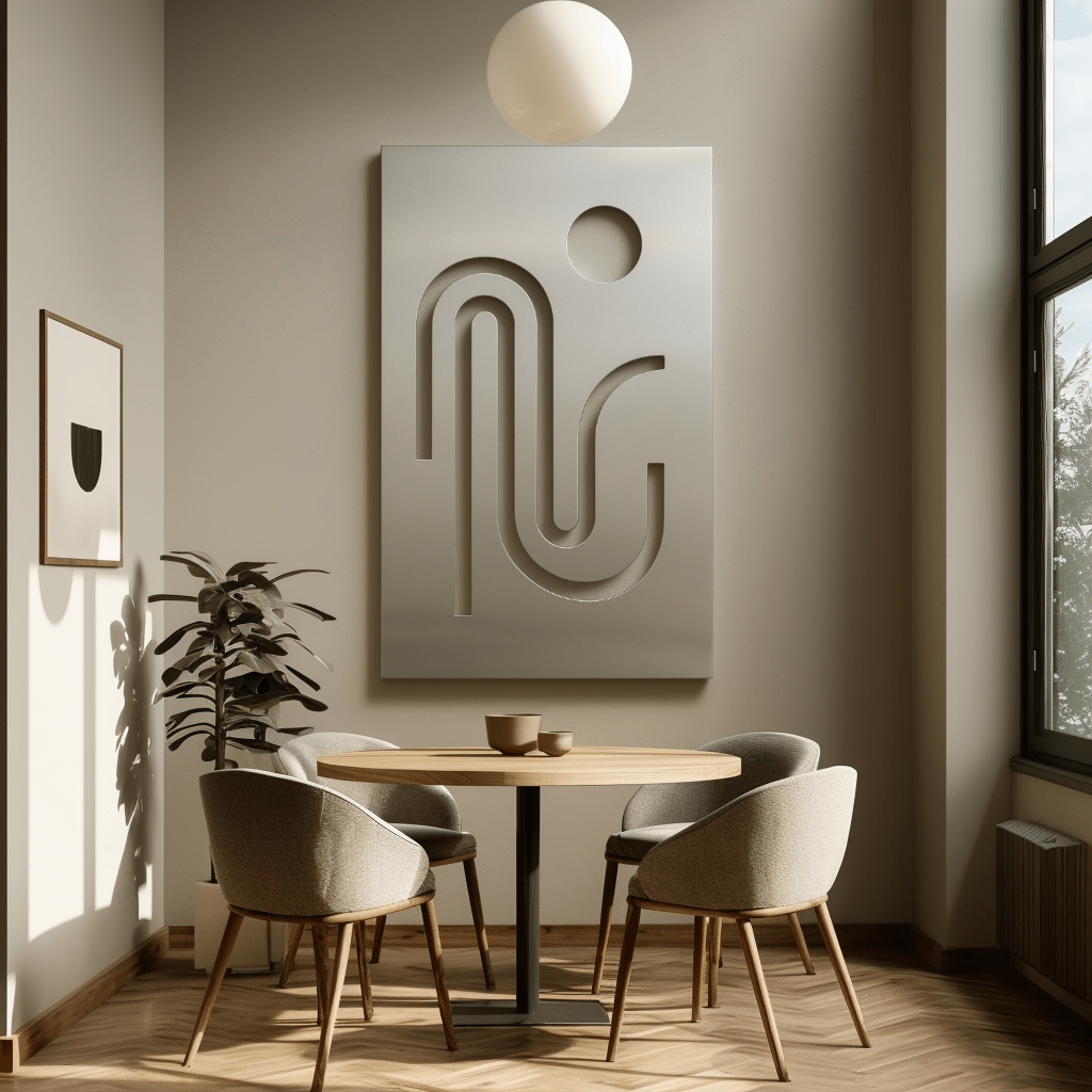 The Streamline - Metal Wall Art - Benton Lane Home - Carbon Designs