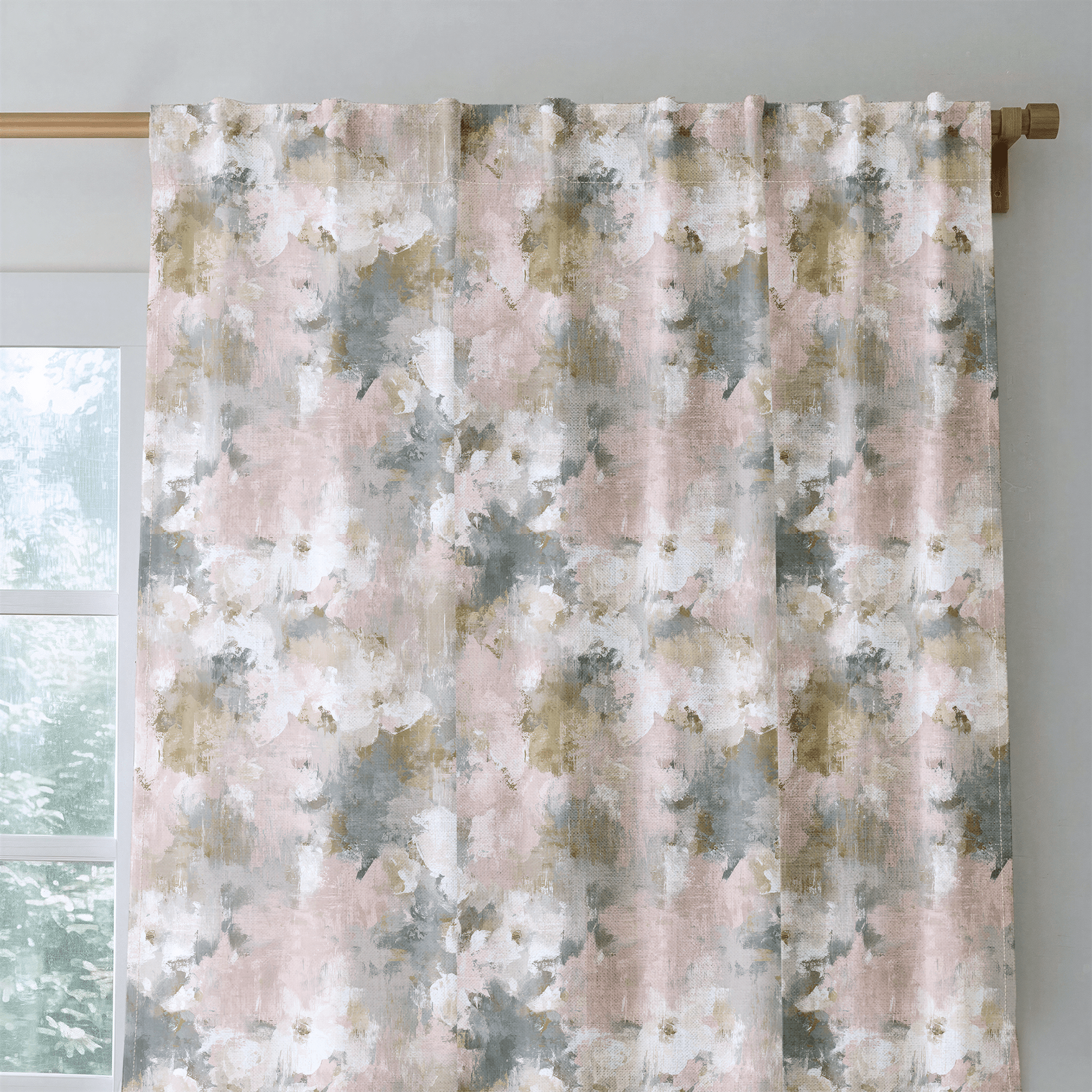 The Study - Drapery - Benton Lane Home - Lemon Park