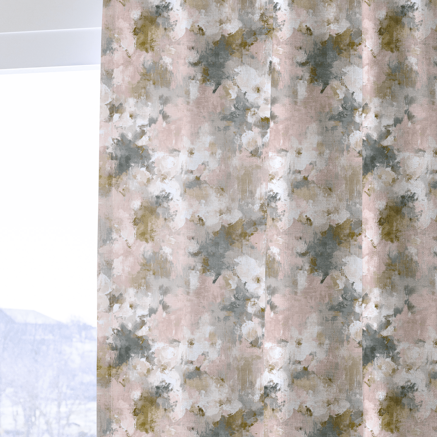 The Study - Drapery - Benton Lane Home - Lemon Park