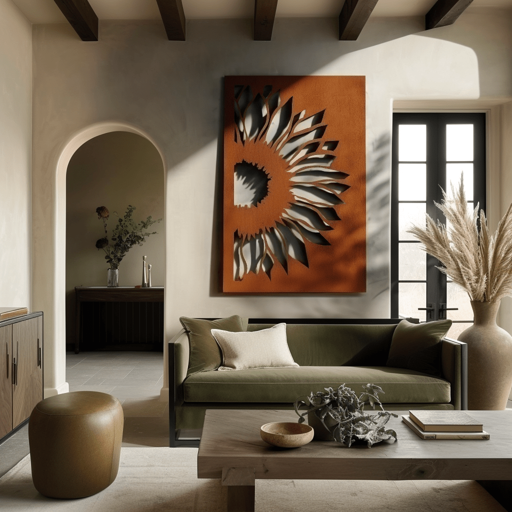 The Sunflower - Metal Wall Art - Benton Lane Home - Anthem Classic