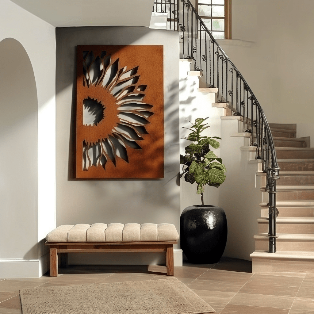 The Sunflower - Metal Wall Art - Benton Lane Home - Anthem Classic