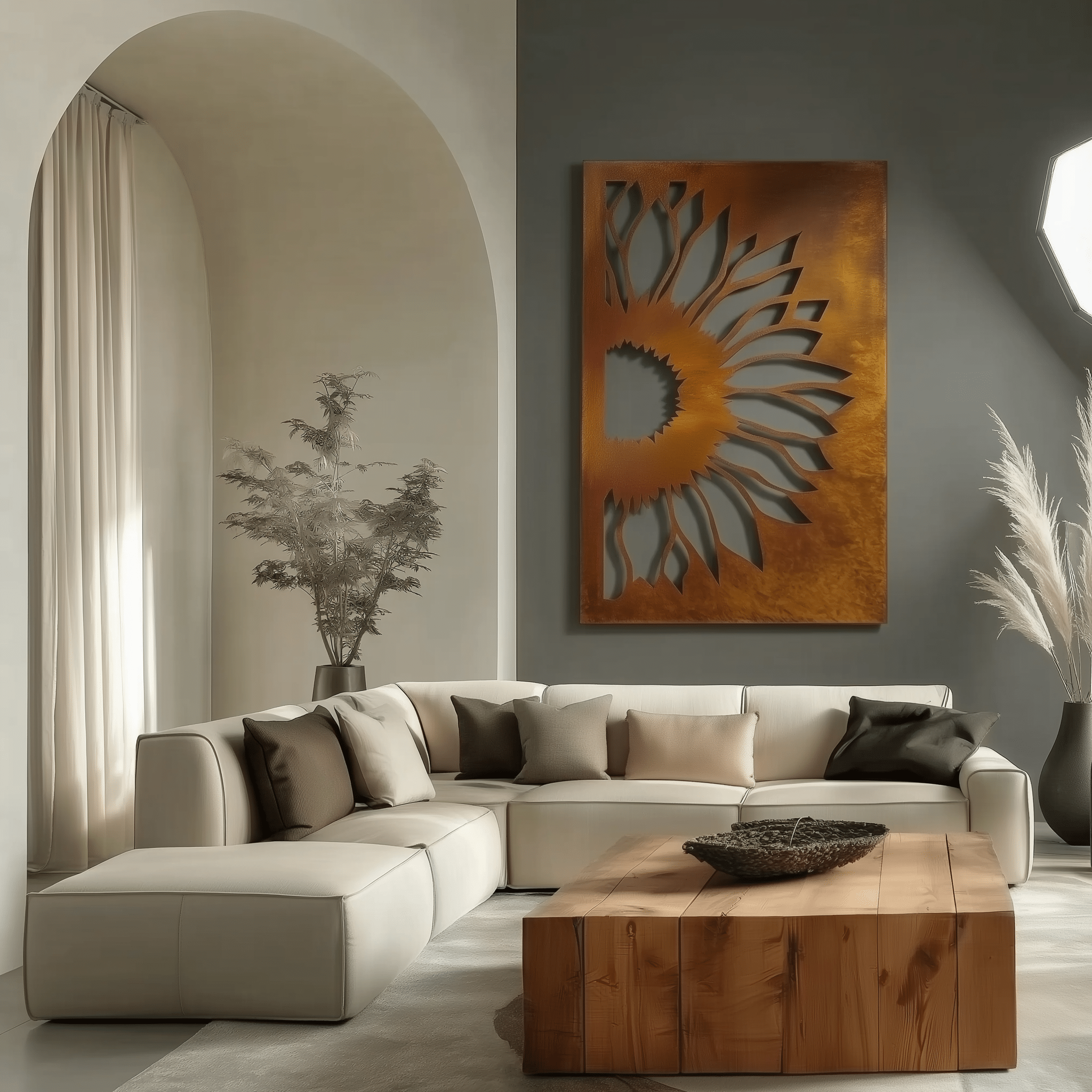 The Sunflower - Metal Wall Art - Benton Lane Home - Anthem Classic