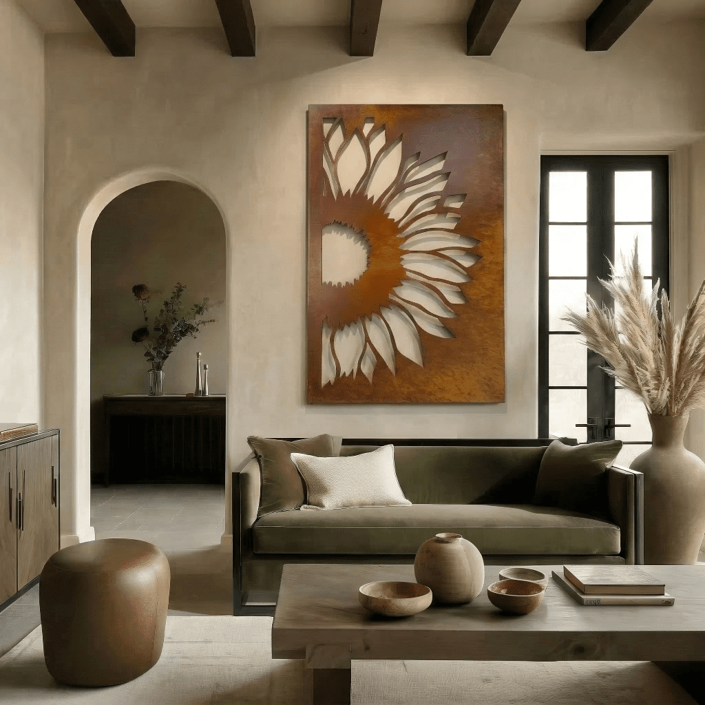 The Sunflower - Metal Wall Art - Benton Lane Home - Anthem Classic