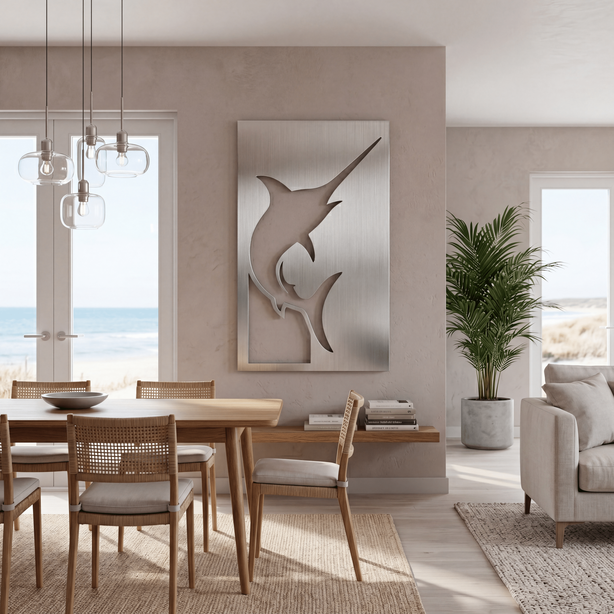 The Swordfish - Metal Wall Art - Benton Lane Home - Carbon Designs