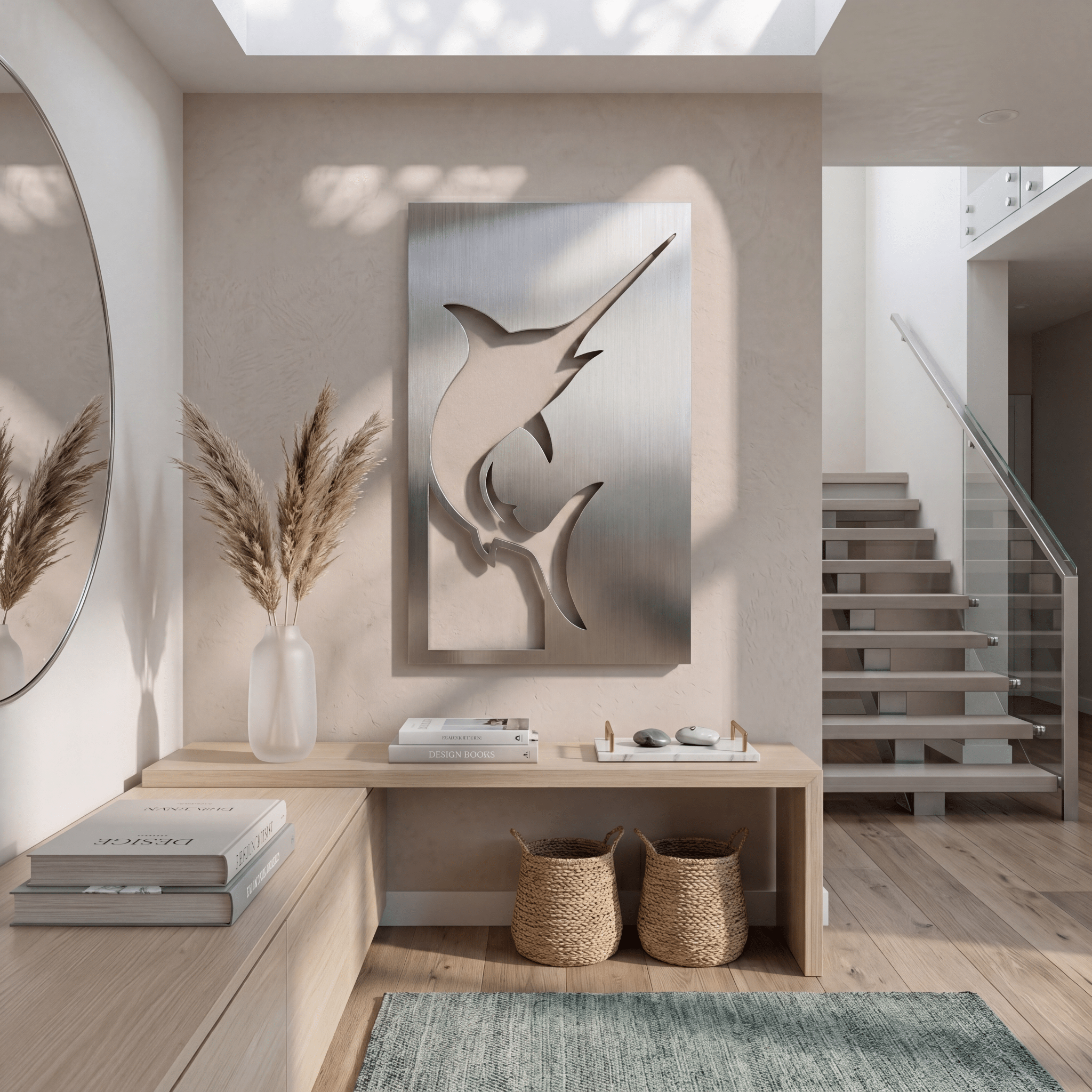 The Swordfish - Metal Wall Art - Benton Lane Home - Carbon Designs