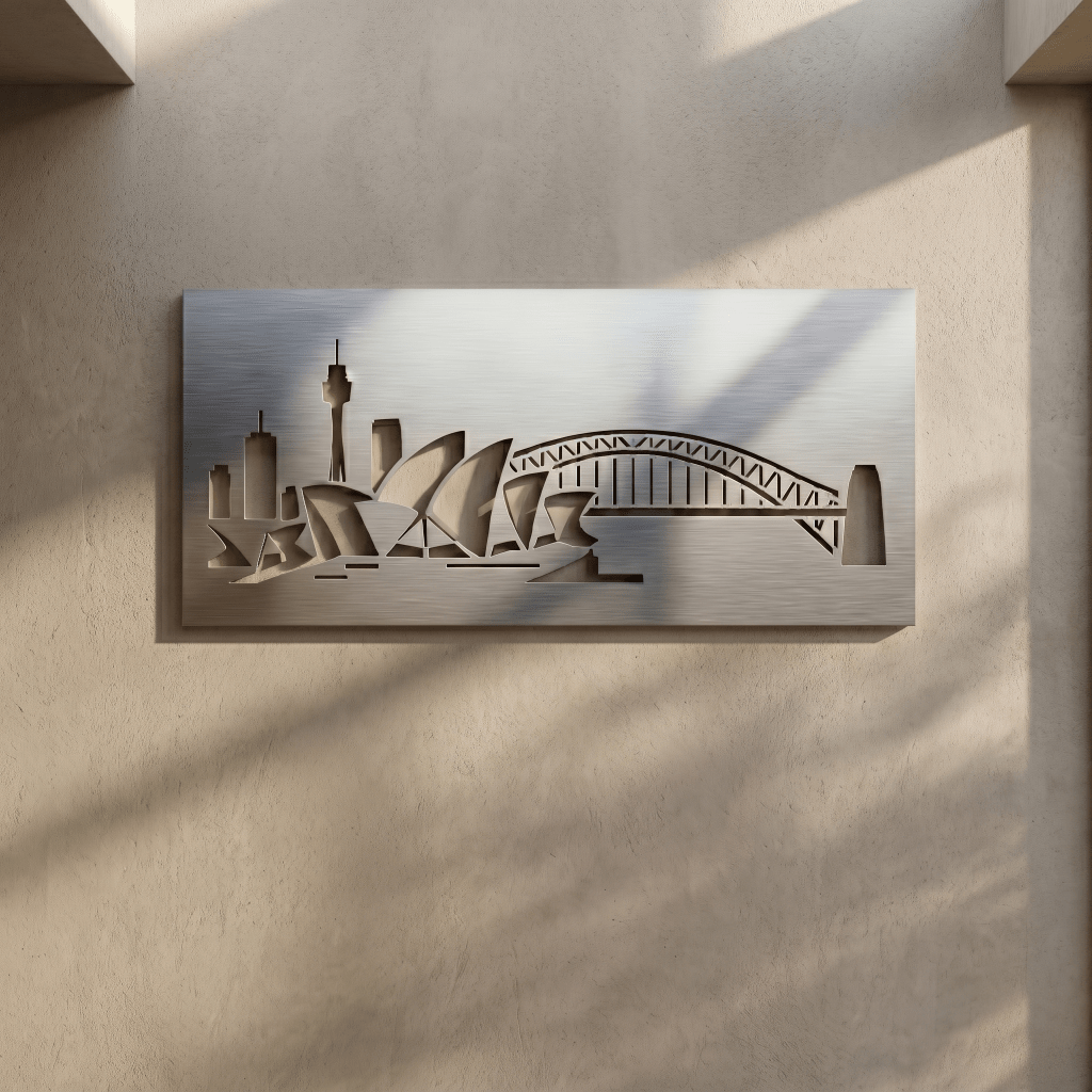 The Sydney Skyline - Metal Wall Art - Benton Lane Home - Carbon Designs
