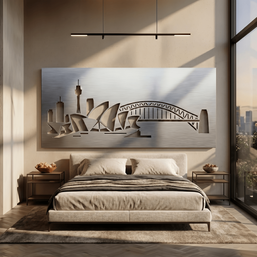 The Sydney Skyline - Metal Wall Art - Benton Lane Home - Carbon Designs