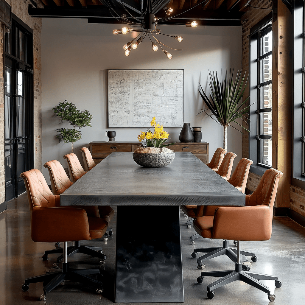 The Teddy Conference Table - Benton Lane Home - Carbon Designs