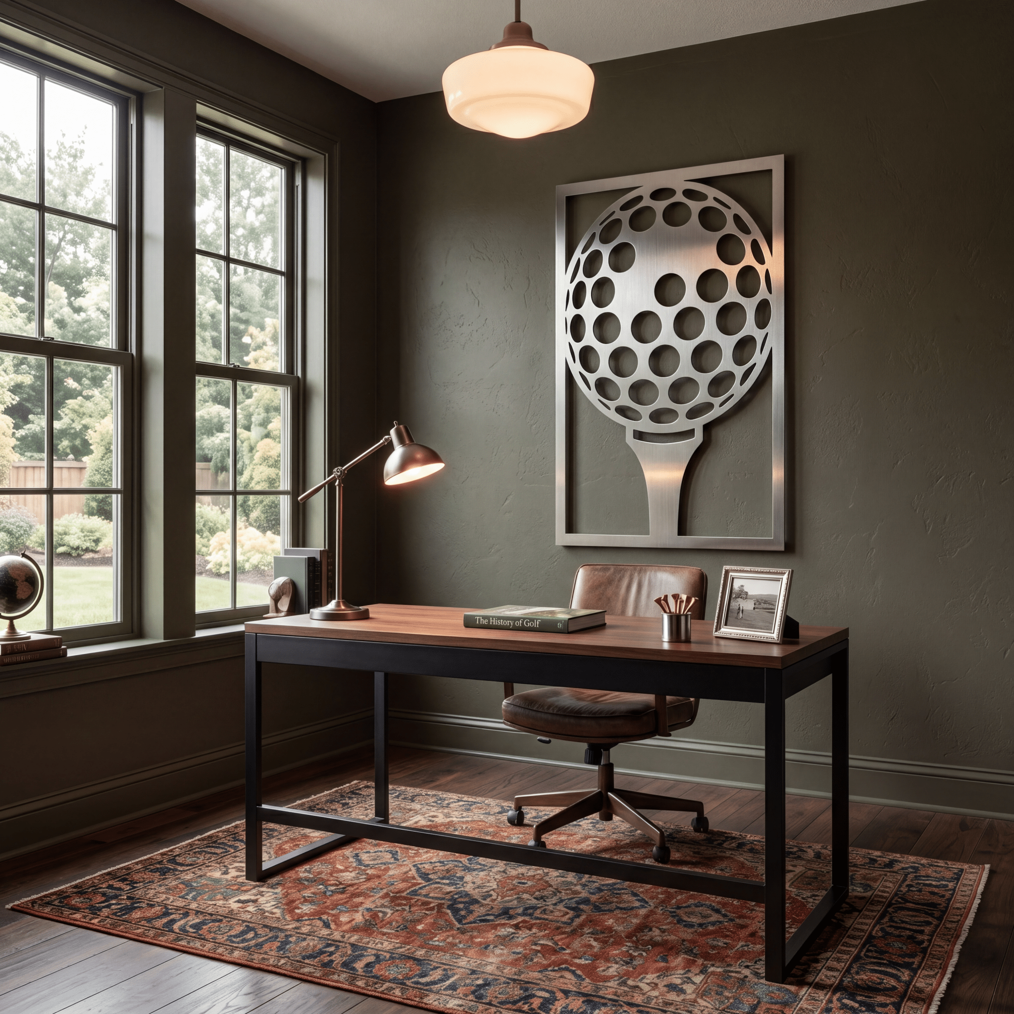 The Tee - Metal Wall Art - Benton Lane Home - Carbon Designs