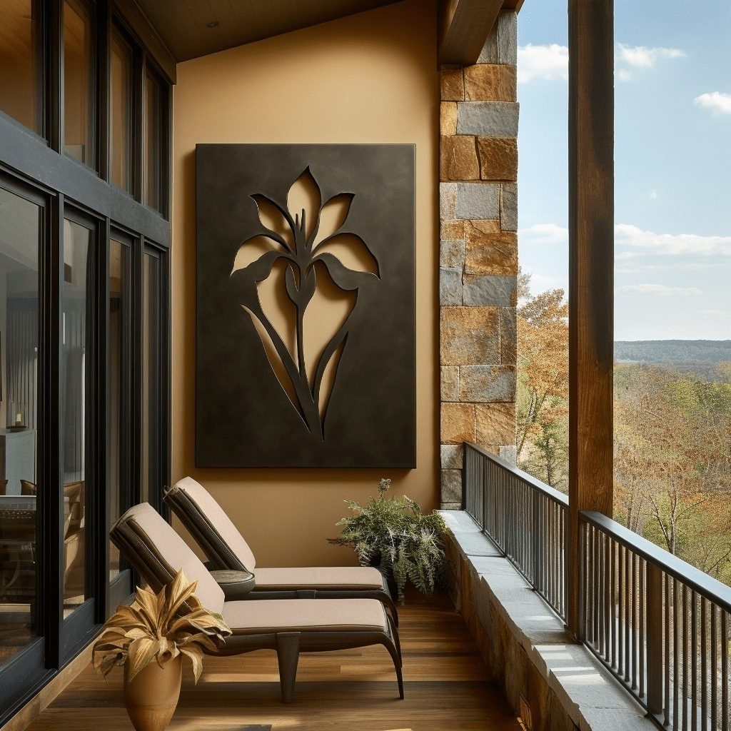 The Tennessee Iris - Metal Wall Art - Benton Lane Home - Anthem Classic