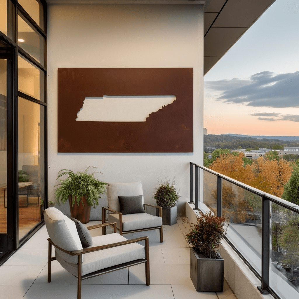 The Tennessee - Metal Wall Art - Benton Lane Home - Anthem Classic