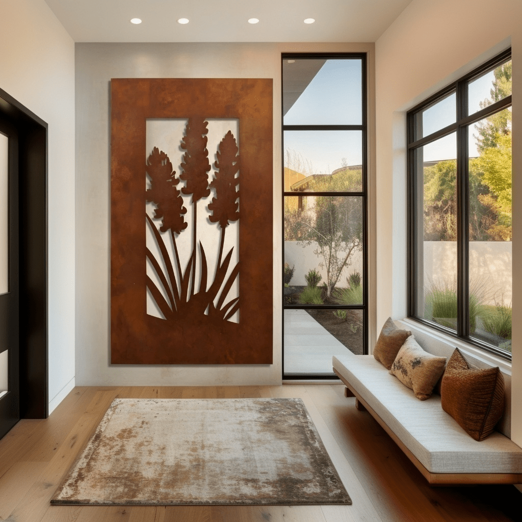 The Texas Bluebonnet - Metal Wall Art - Portrait Sienna - Benton Lane Home - Anthem Classic