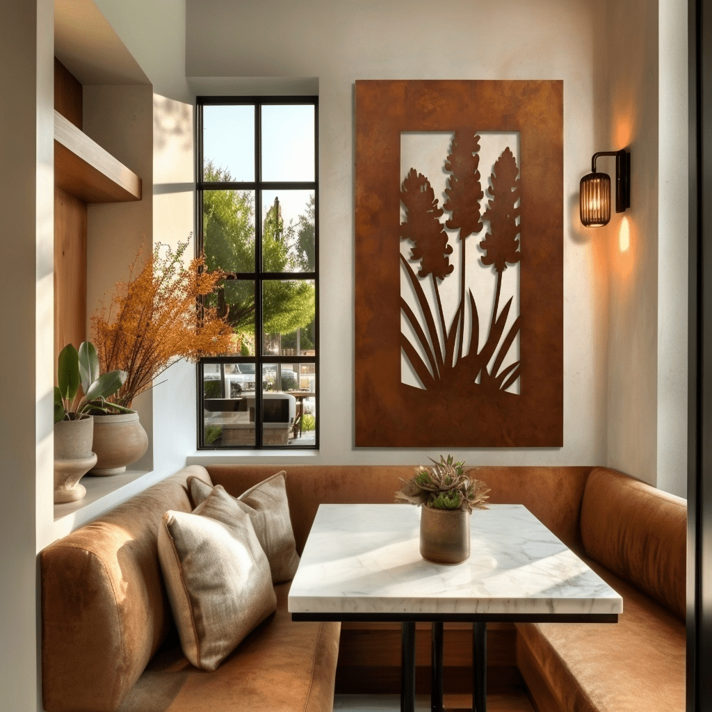 The Texas Bluebonnet - Metal Wall Art - Portrait Sienna - Benton Lane Home - Anthem Classic