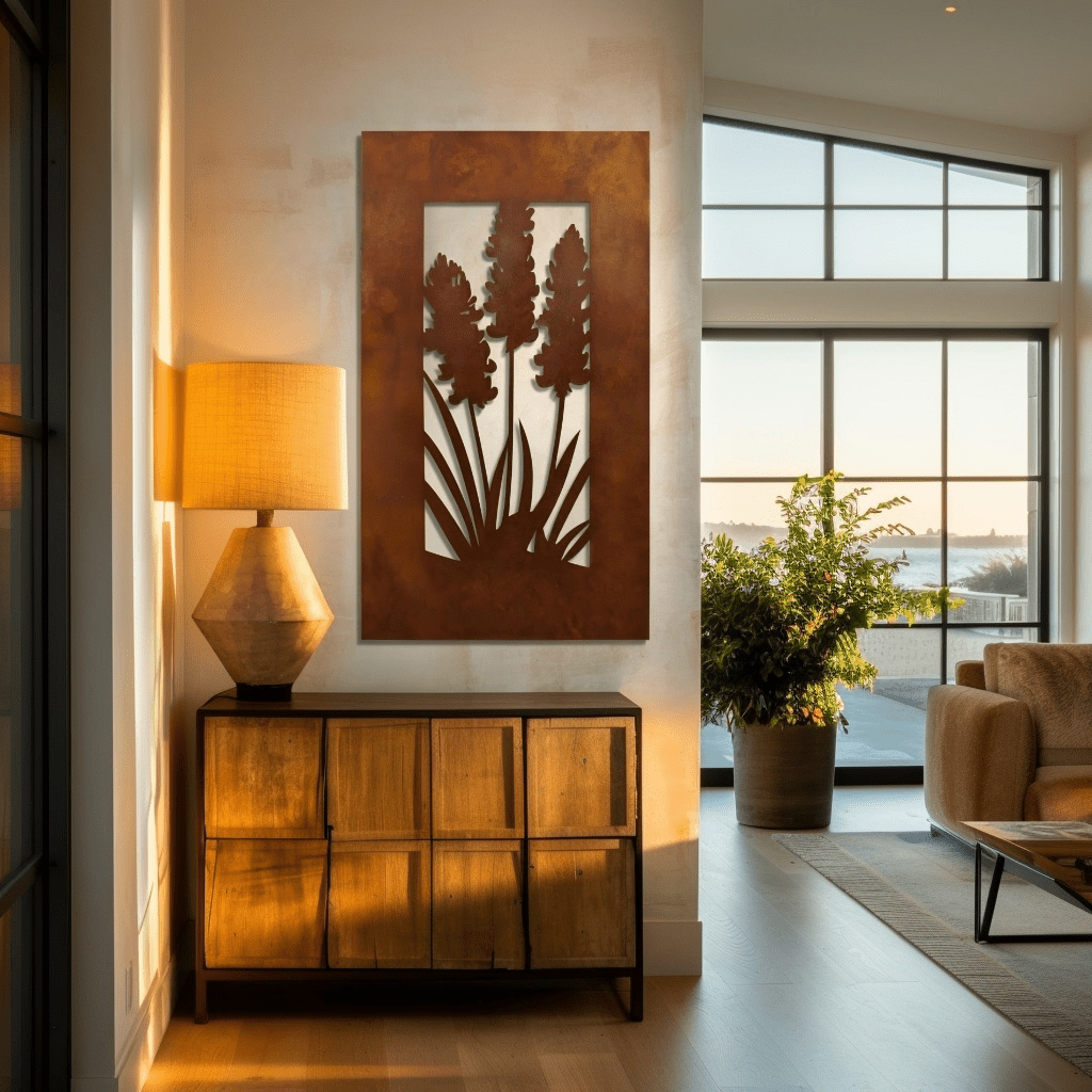 The Texas Bluebonnet - Metal Wall Art - Portrait Sienna - Benton Lane Home - Anthem Classic