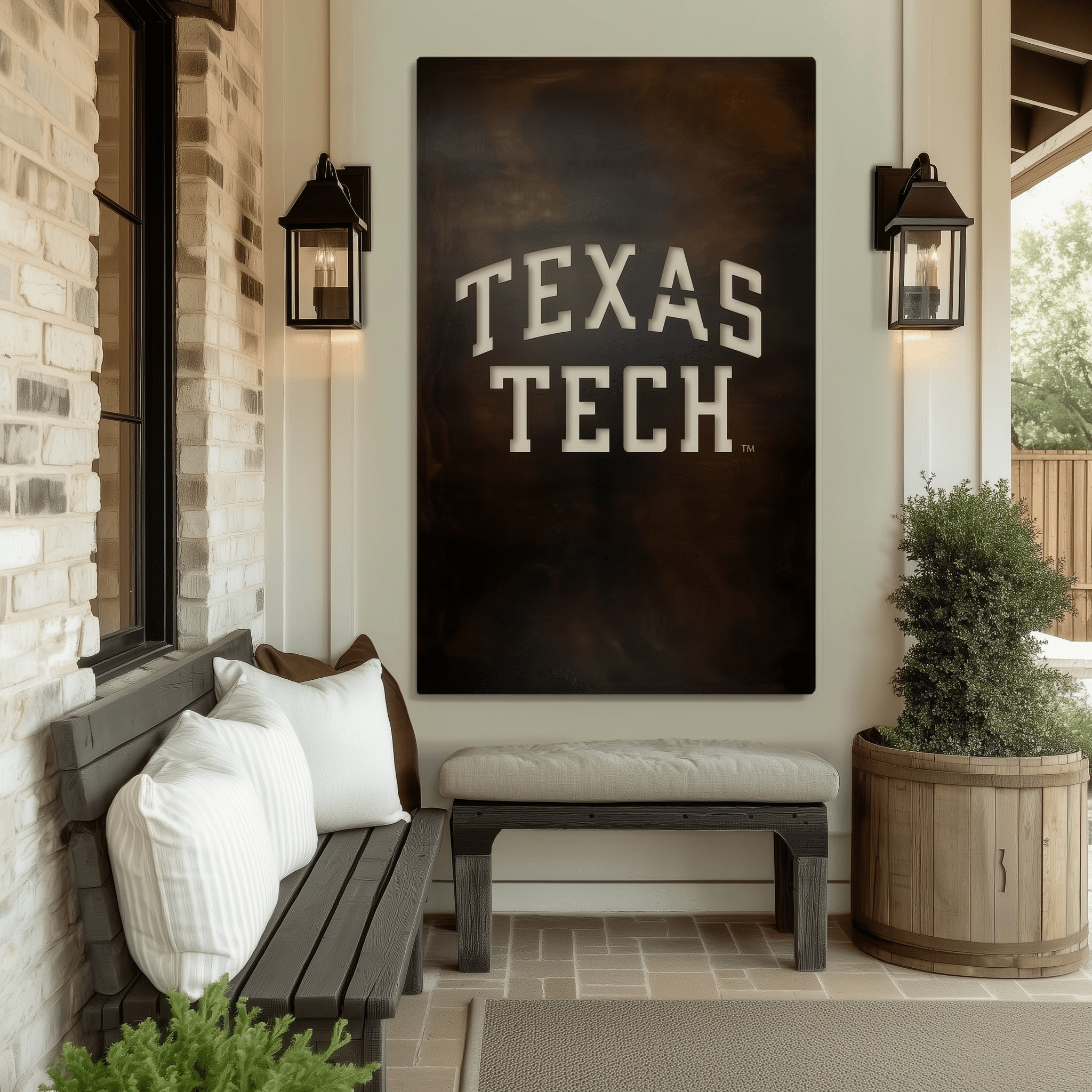 The Texas Tech - Wall Art - Portrait Umber - Benton Lane Home - Anthem Classic