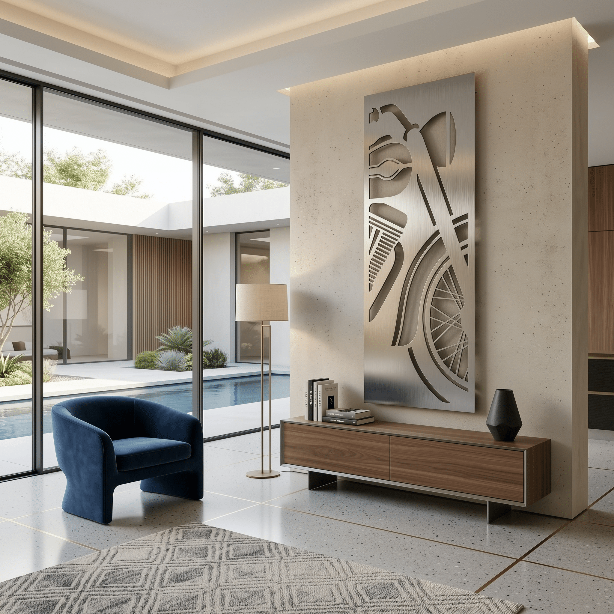 The Throttle - Metal Wall Art - Benton Lane Home - Carbon Designs