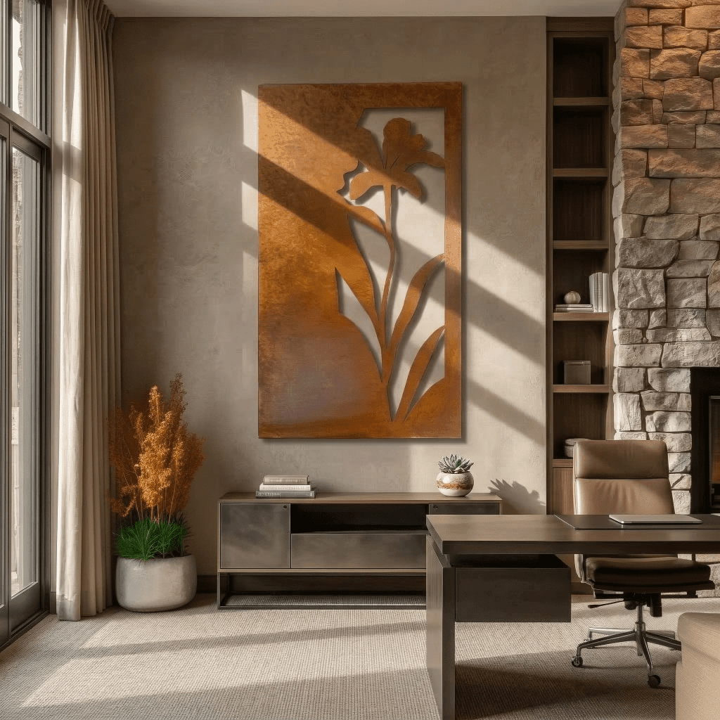 The Tiger Lily - Metal Wall Art - Benton Lane Home - Anthem Classic